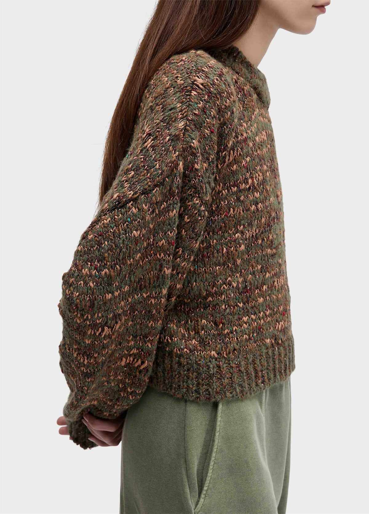 CASACO TRICOT MESCLADO