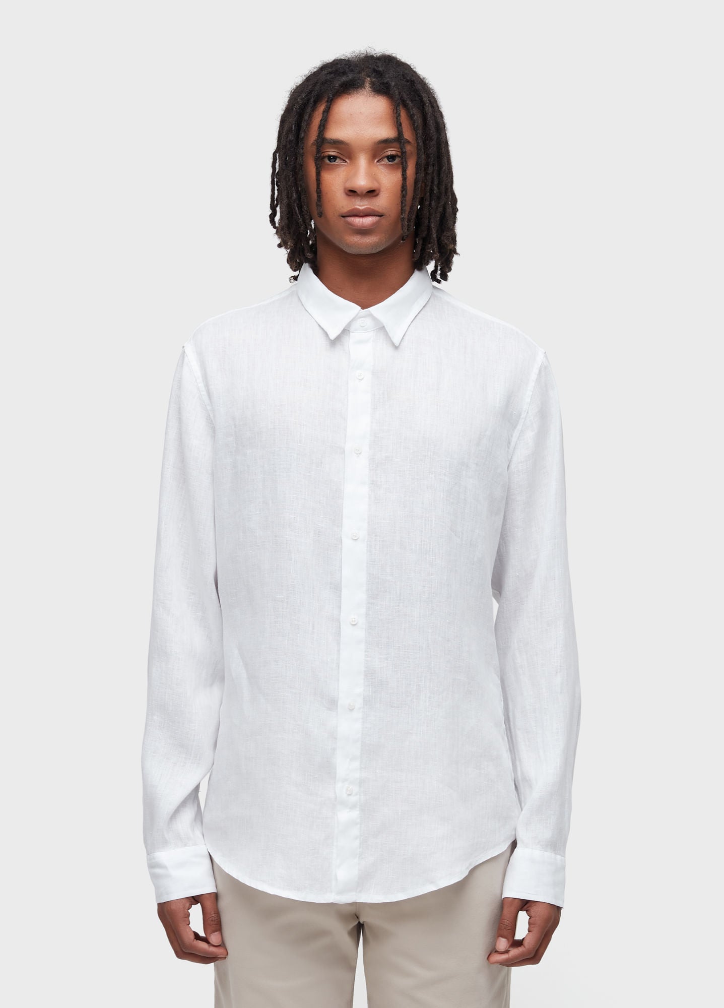CAMISA CLASSIC LINEN ML SEM BOLSO