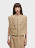 COLETE DUO PLISSADO COTTON