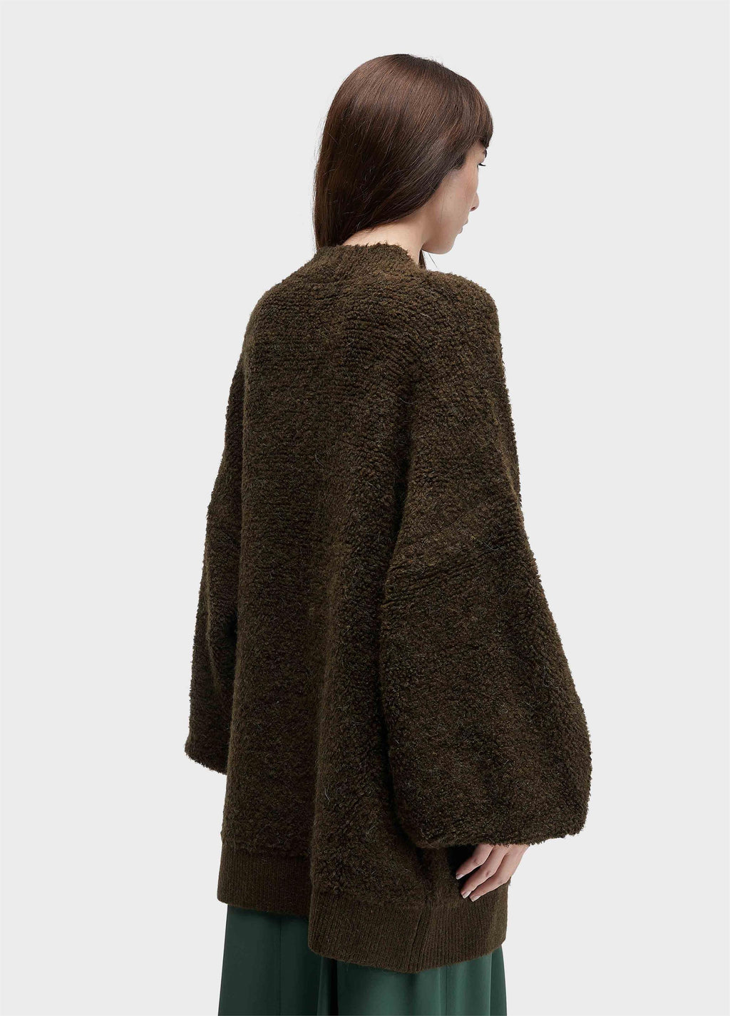 MAXI CARDIGAN TRICOT TEXTURA