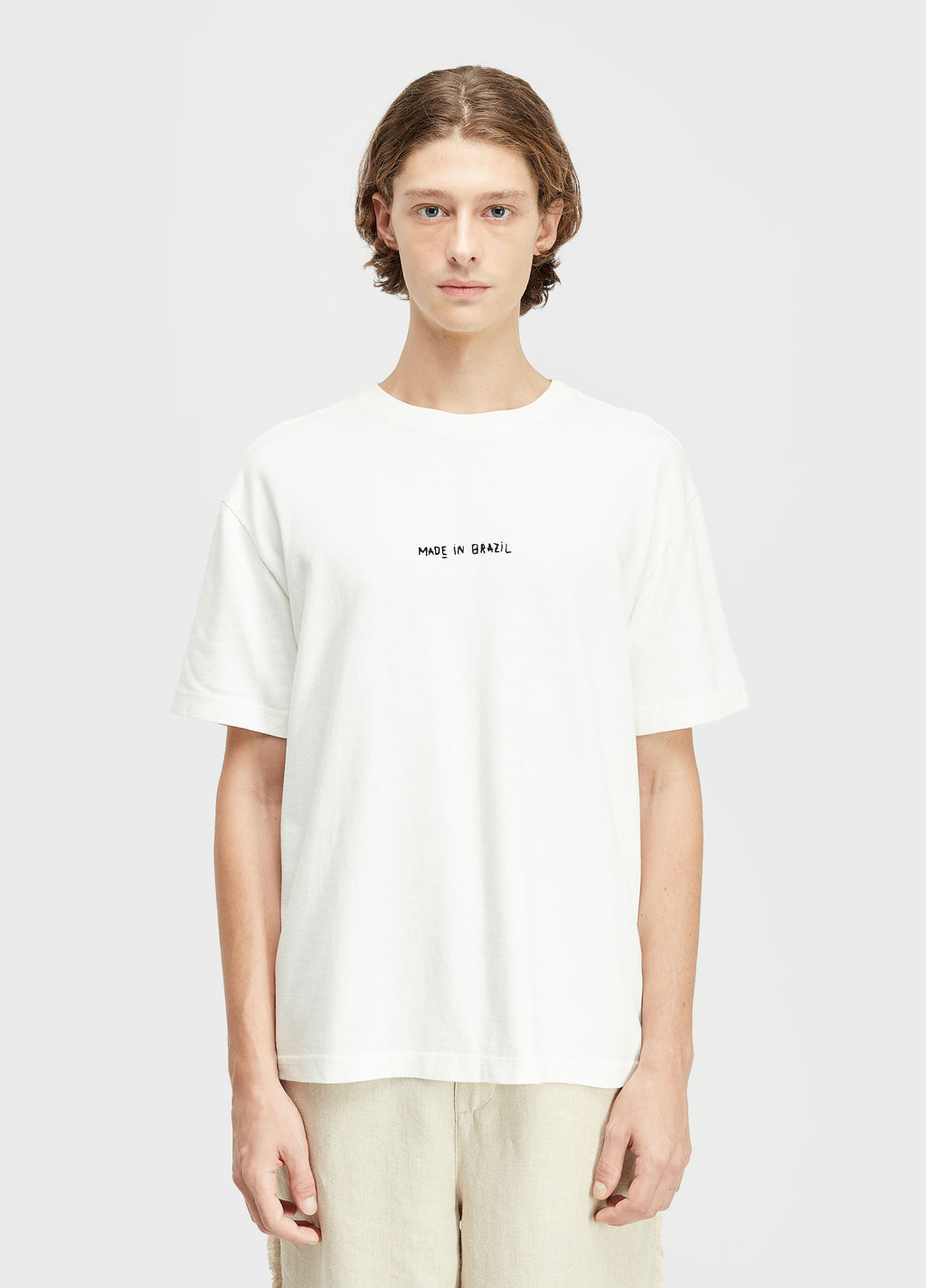 T-SHIRT MADE IN BRAZIL BORDADO MC
