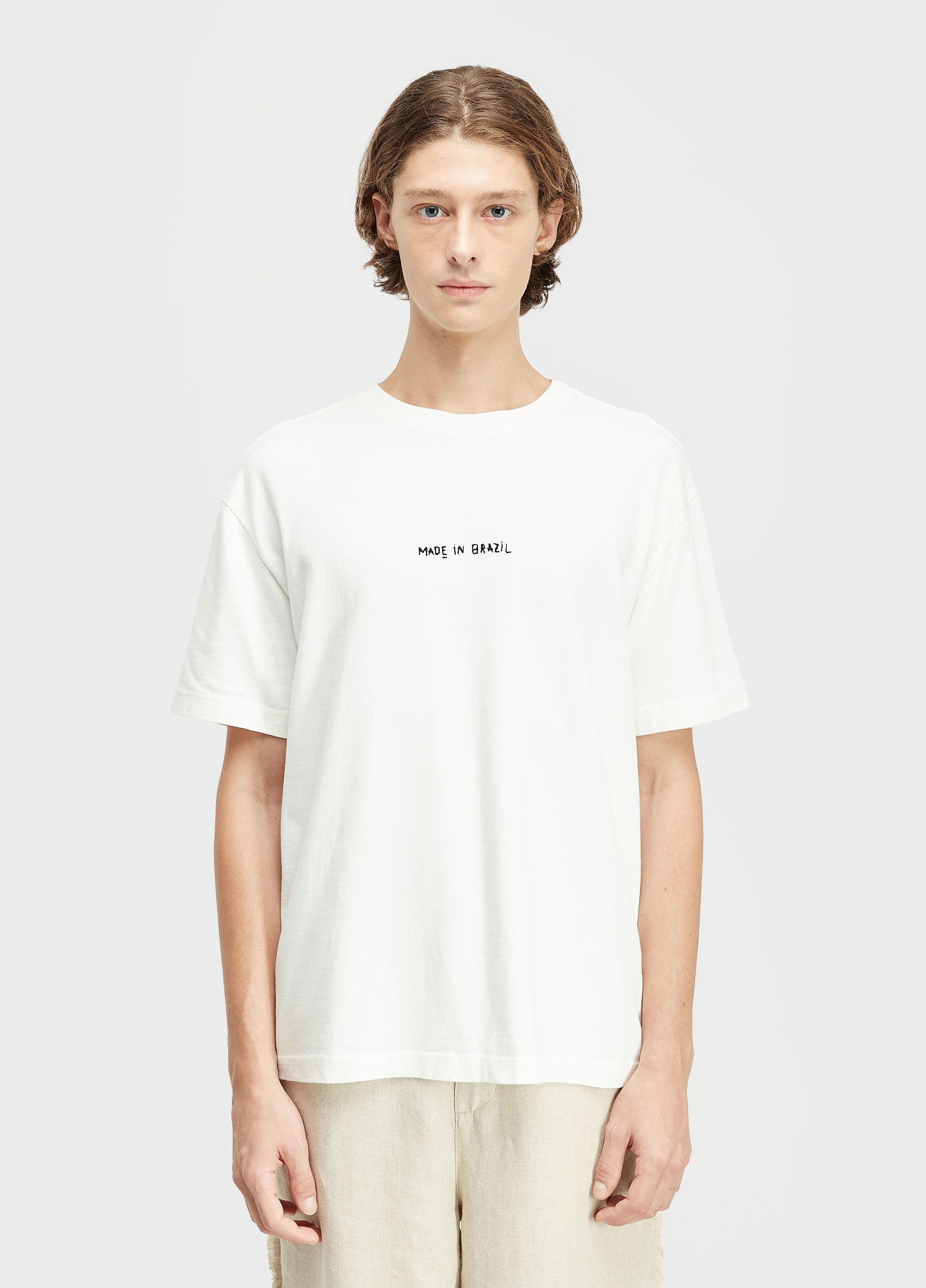 T-SHIRT MADE IN BRAZIL BORDADO MC