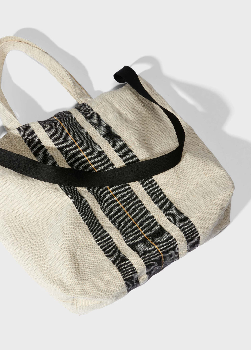 BOLSA TOTE LONA PRANCHAO NATURAL/PRETO