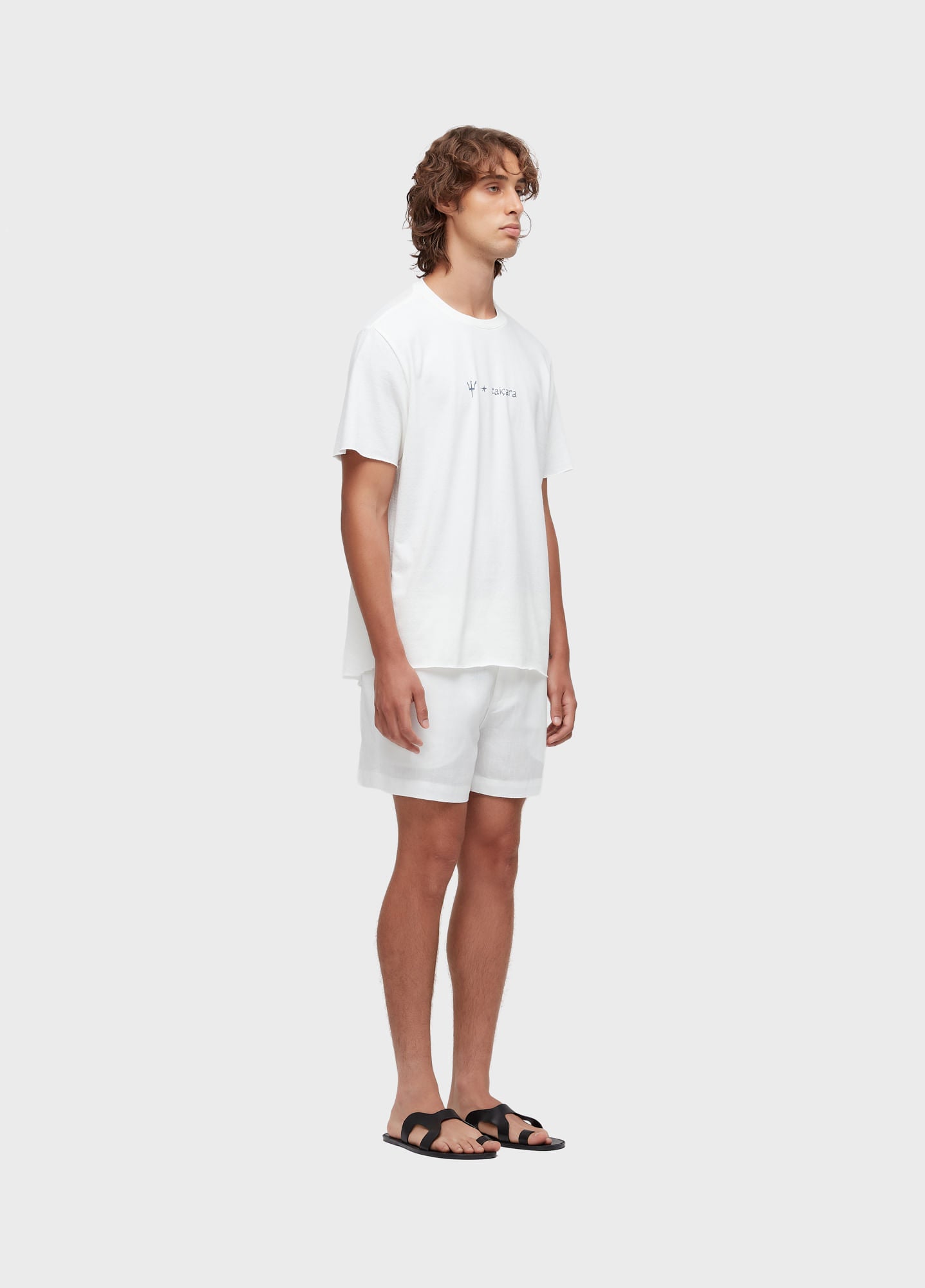 SHORT LINEN BRITT BRANCO