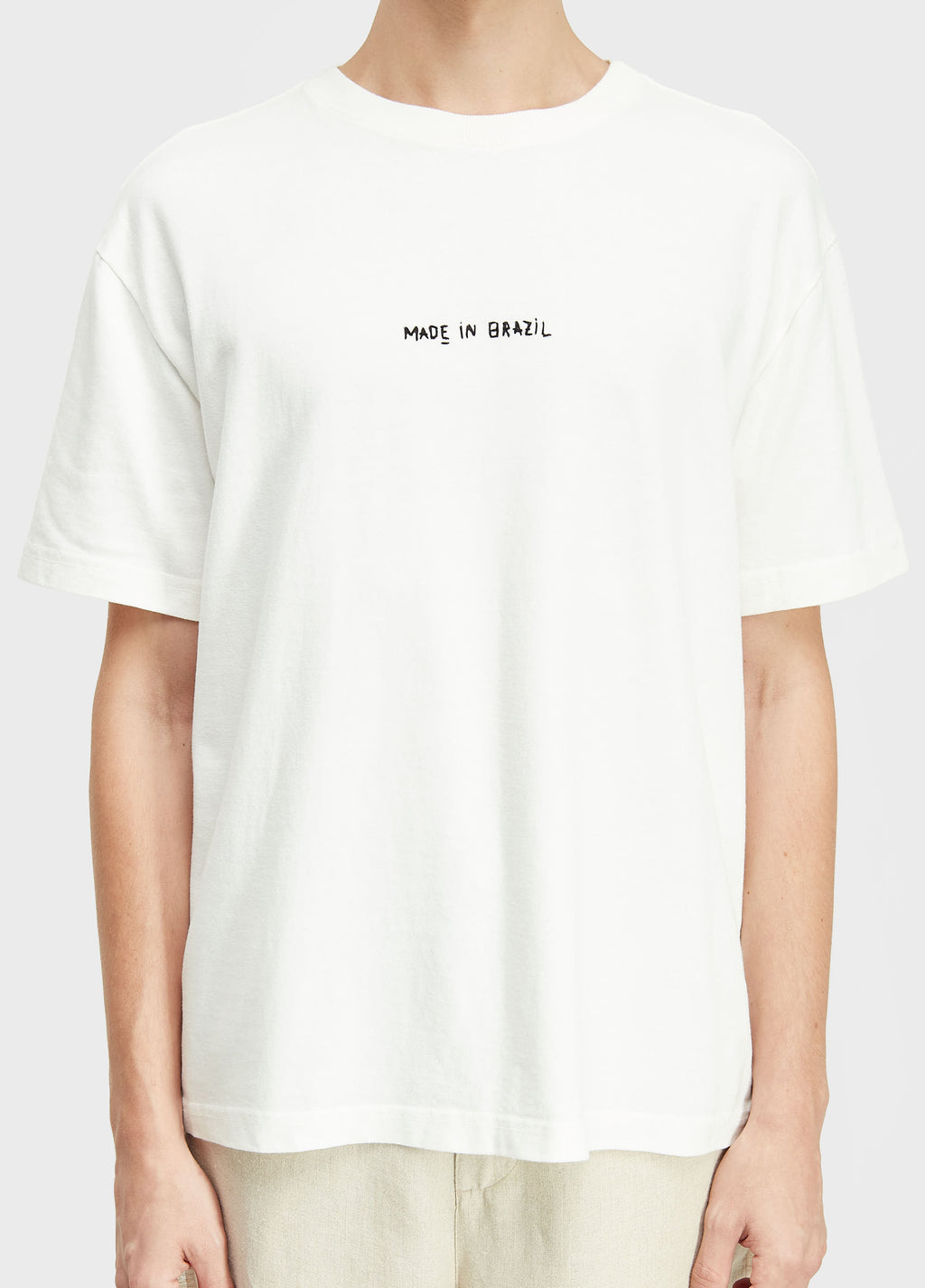 T-SHIRT MADE IN BRAZIL BORDADO MC