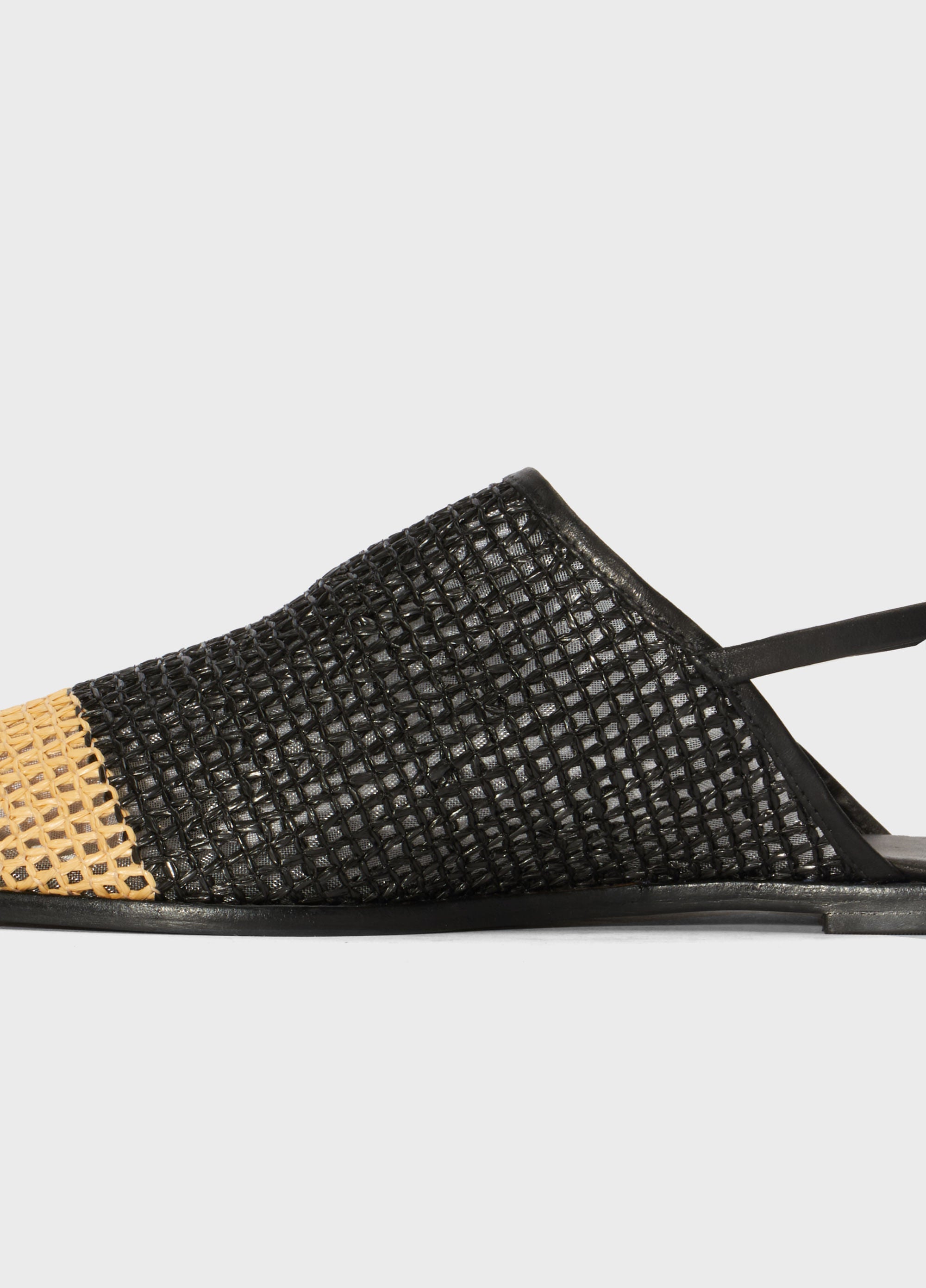 BABOUCHE RÁFIA BICOLOR