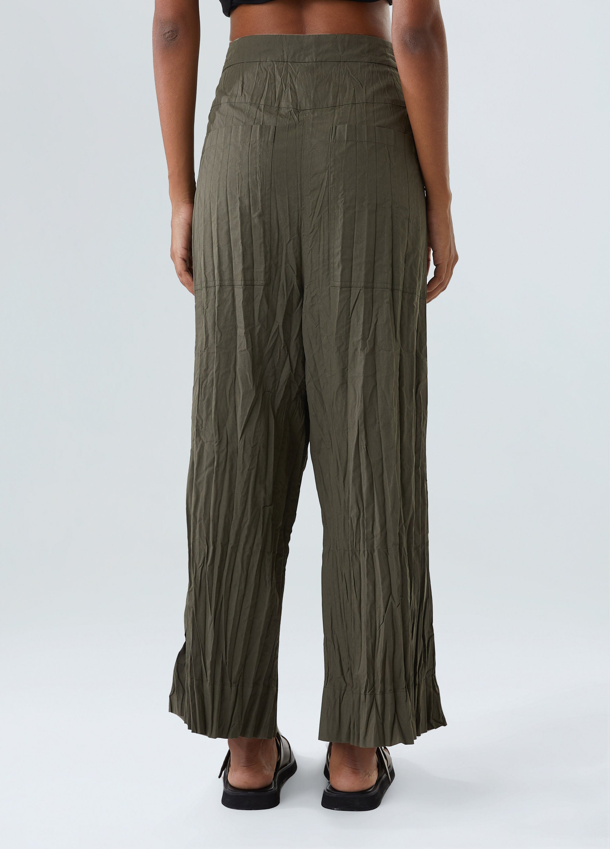 CALÇA TRICOLINE WRINKLED