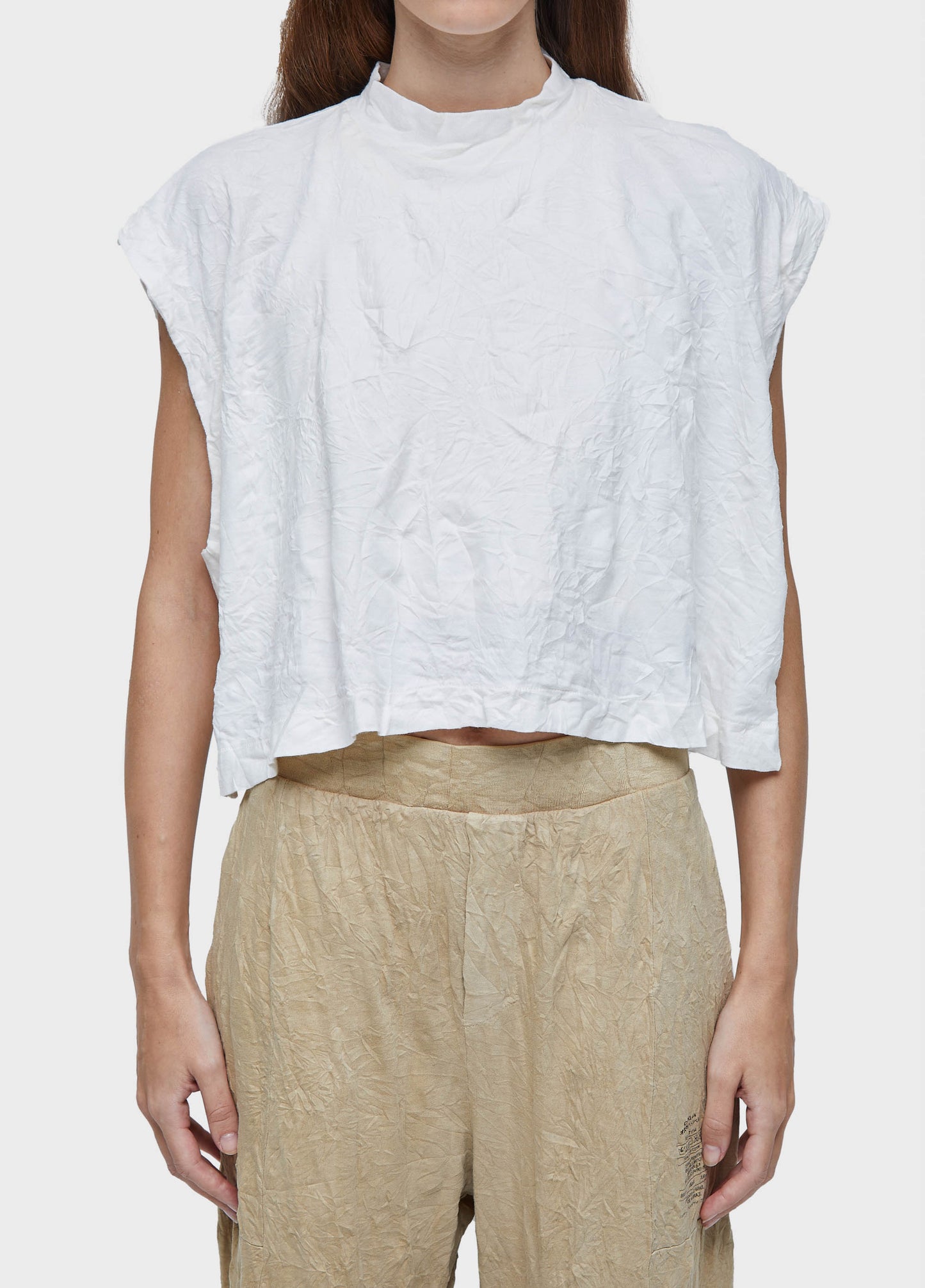 BLUSA CROPPED DUO COLETE WRINKLE