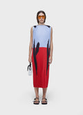 VESTIDO LONG PLISSADO FIERY