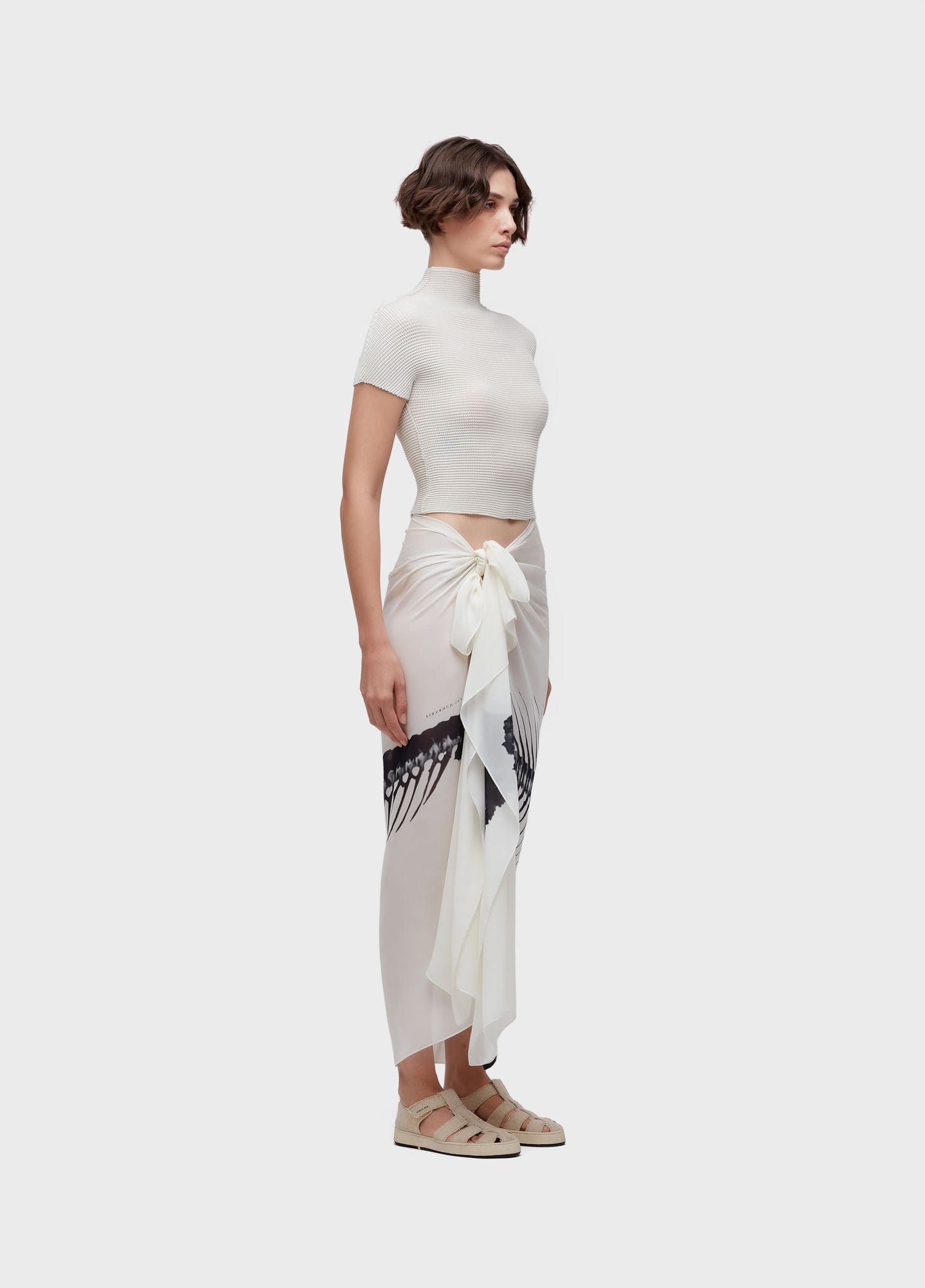 BLUSA MC PIXEL OFF-WHITE