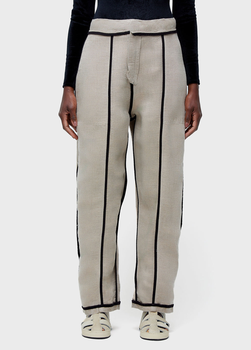 CALCA OVER DOUBLE FACE JUTA NATURAL