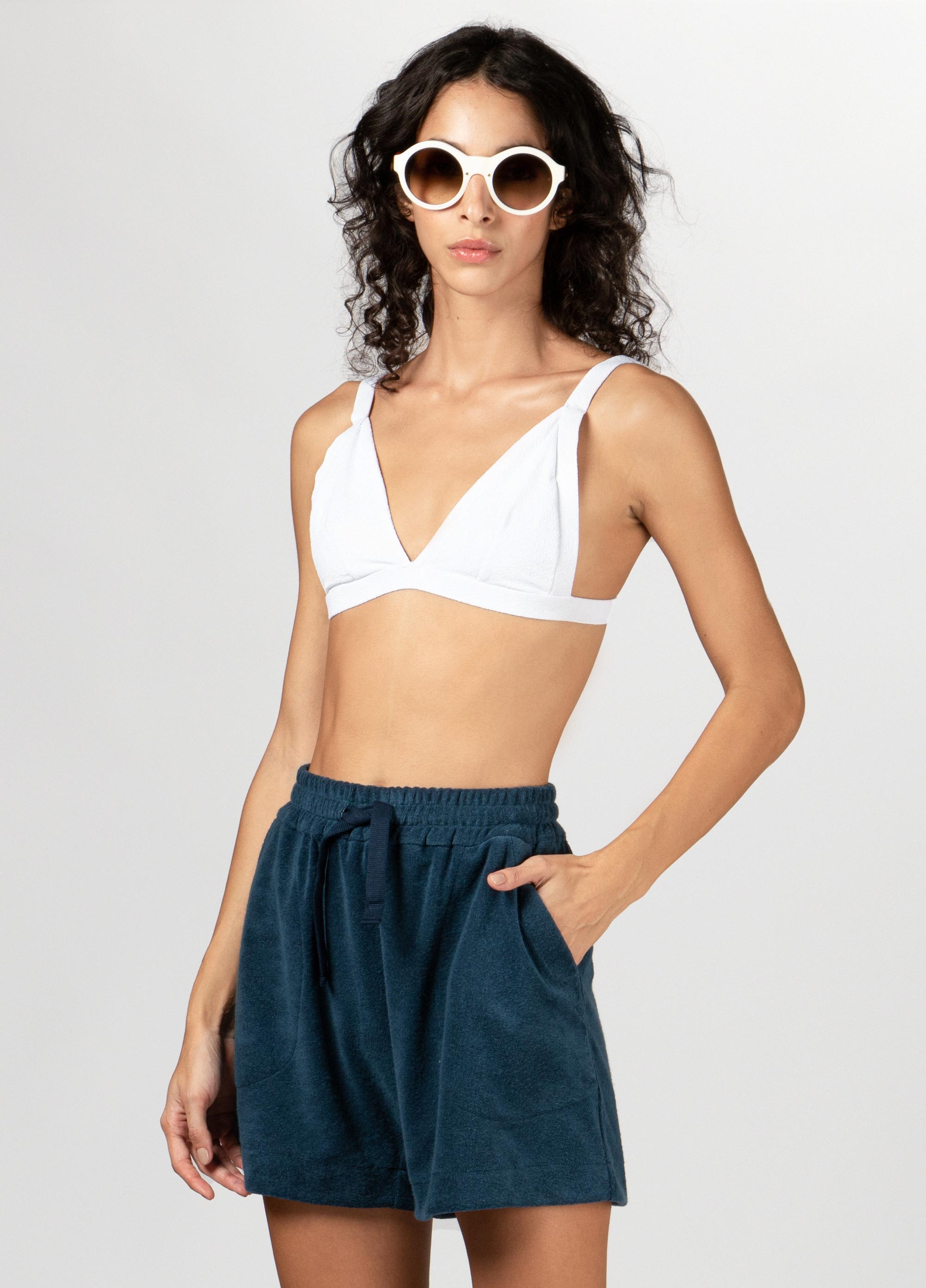 SHORT TOWEL INDIGO