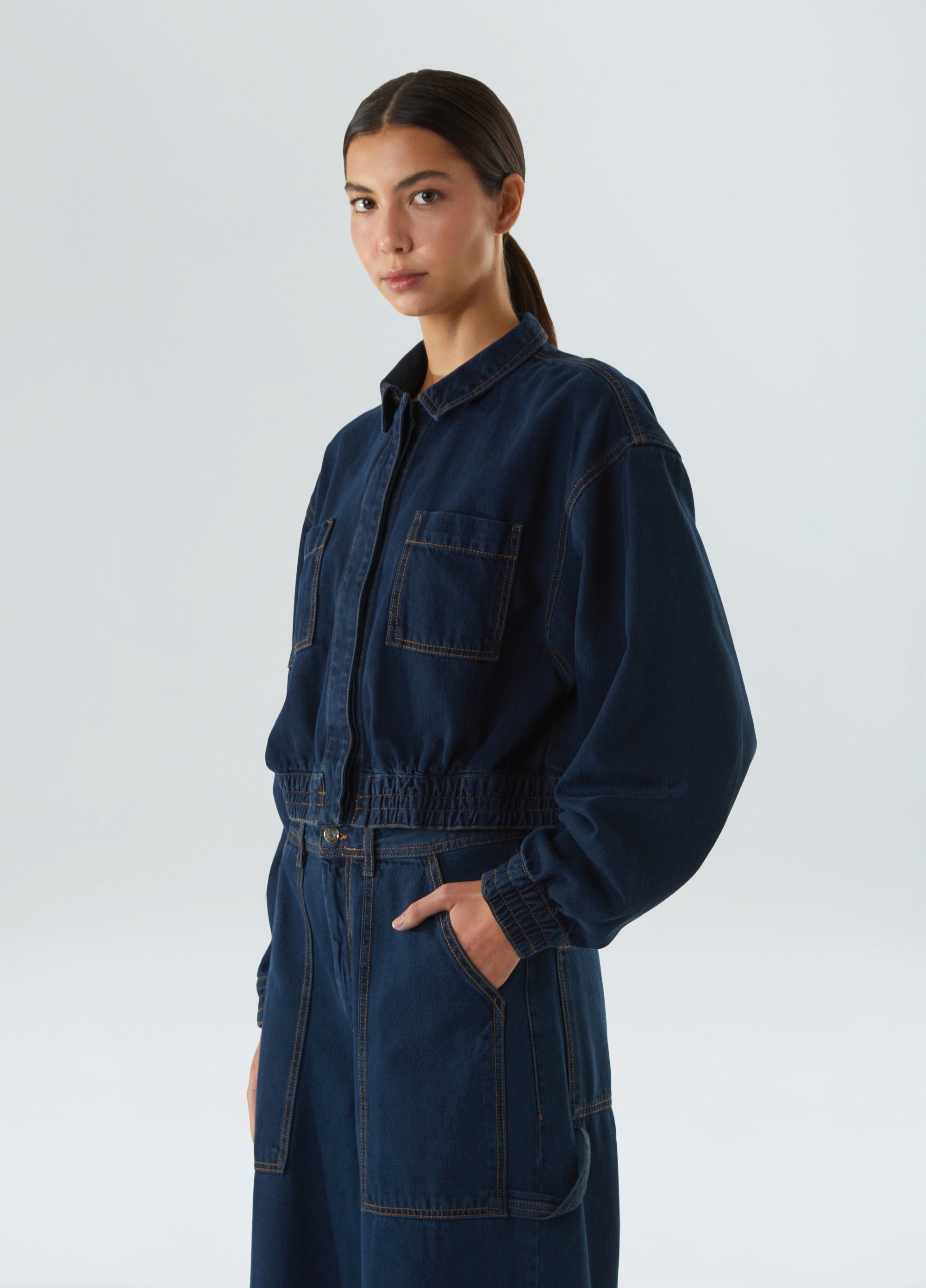 JAQUETA BOMBER JEANS
