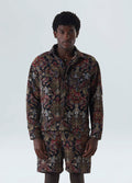 OVERSHIRT JACQUARD ORIGEM PRETO/VERMELHO
