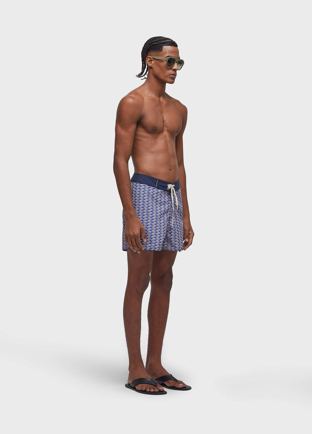 BERMUDA SURF FISH TINY MARINHO/OFF-WHITE