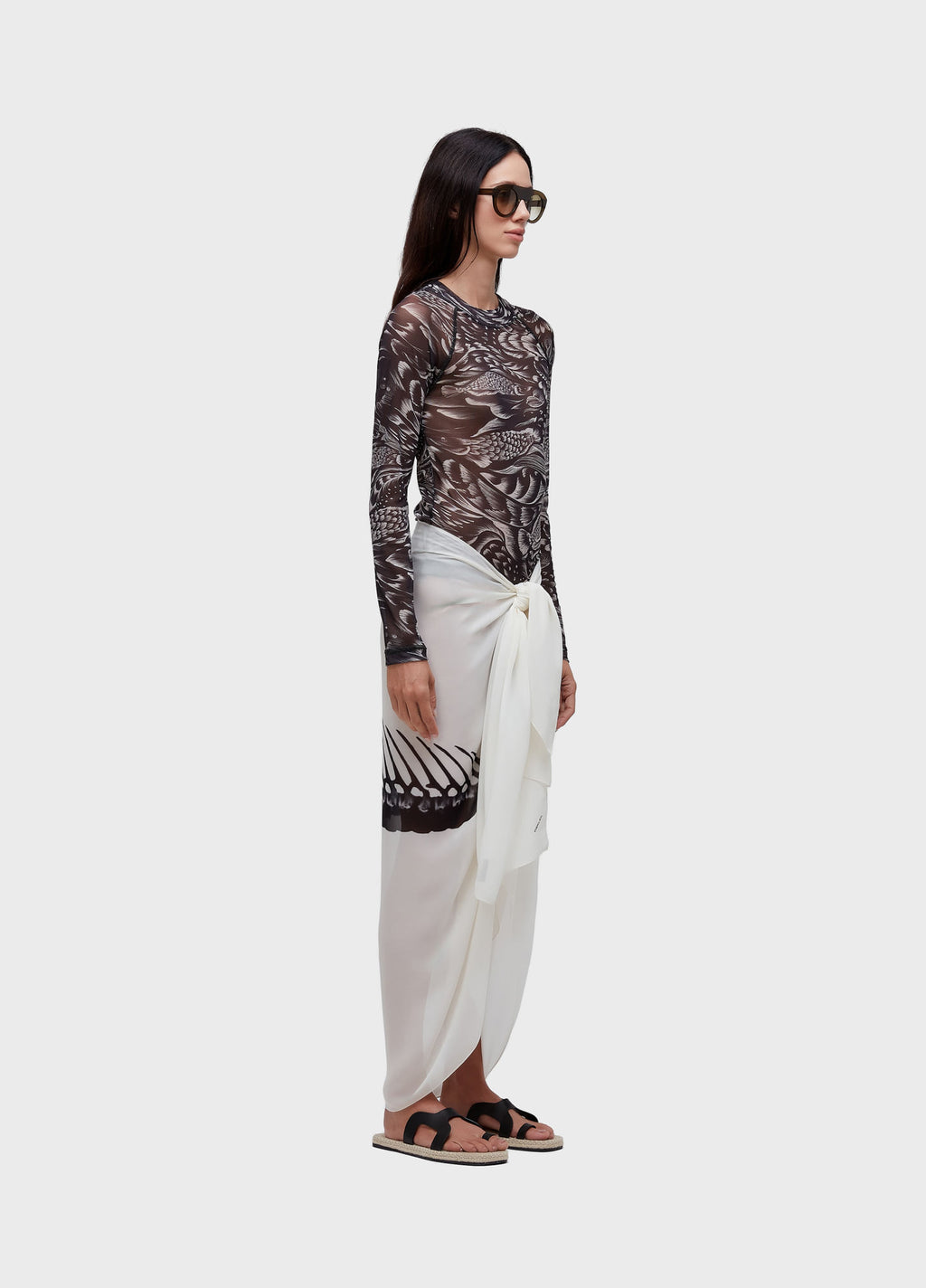 BLUSA ML TULE PIRARUCU TRACE