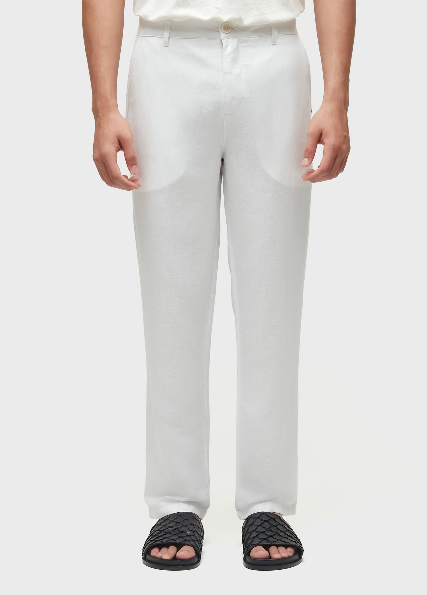 CALCA ALFAIATARIA FLUID LINEN