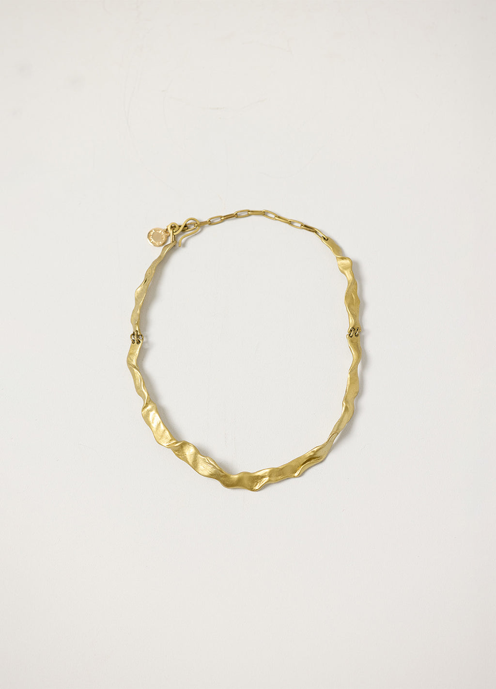 GARGANTILHA MELTED OURO FOSCO