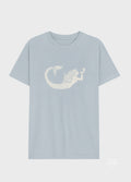 T-SHIRT STONE MERMAID MC AZUL CLARO