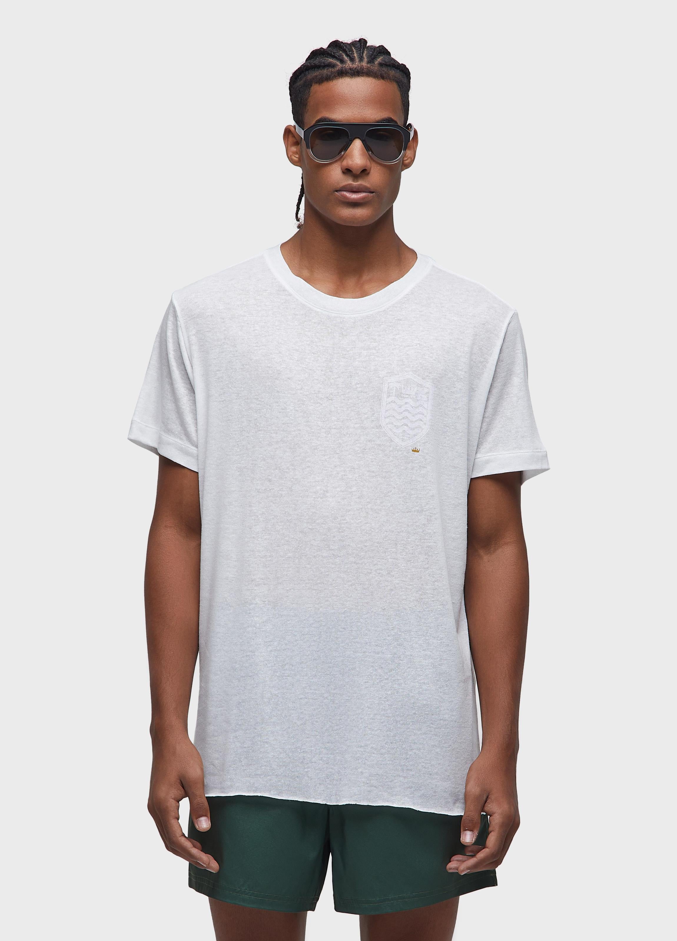 T-SHIRT LIGHT BRASÃO WHITE EDITION