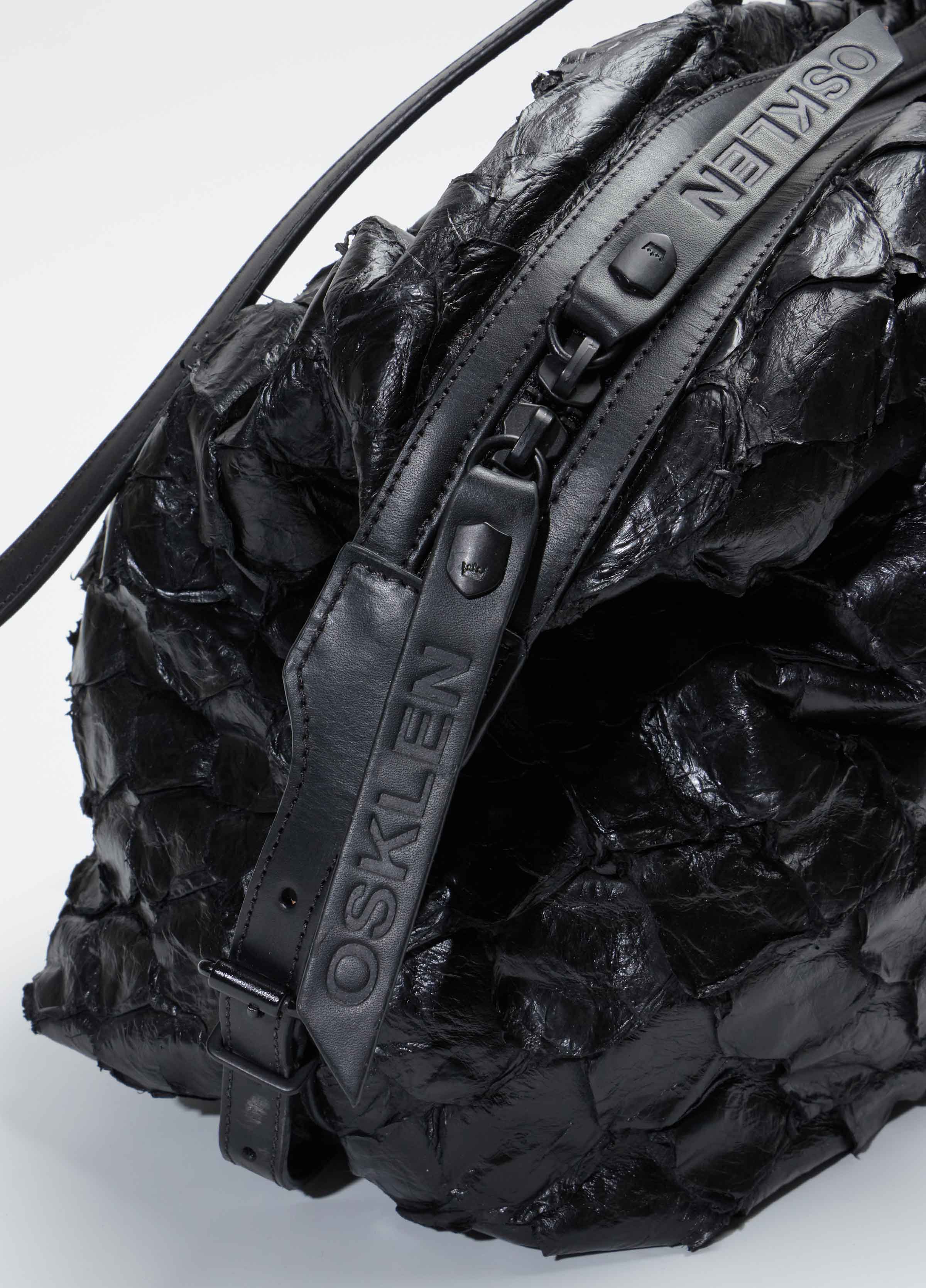 PIRARUCU SHOULDER BAG PRETO/PRETO