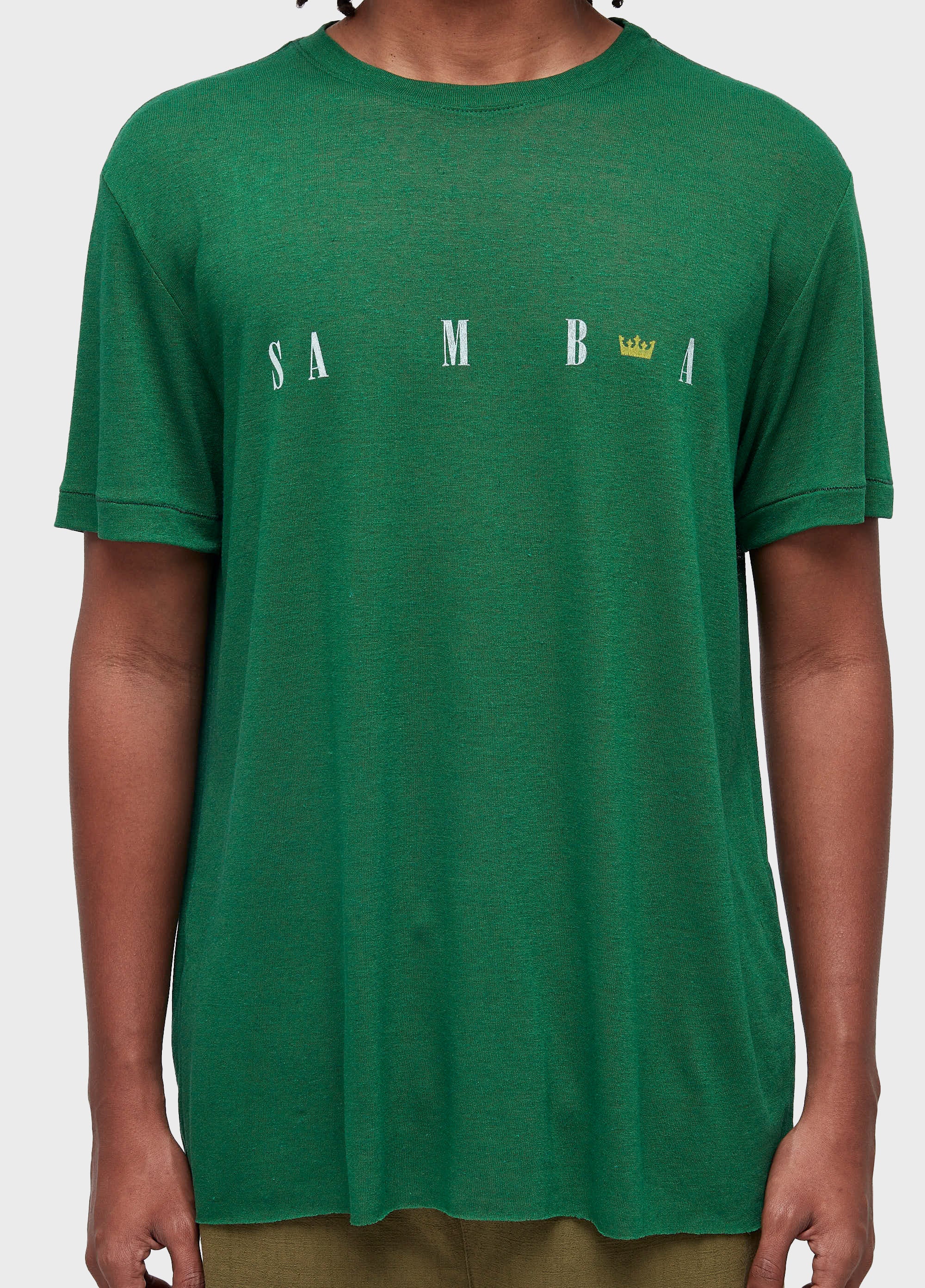 T-SHIRT SAMBA COROA LIGHT LINEN MC