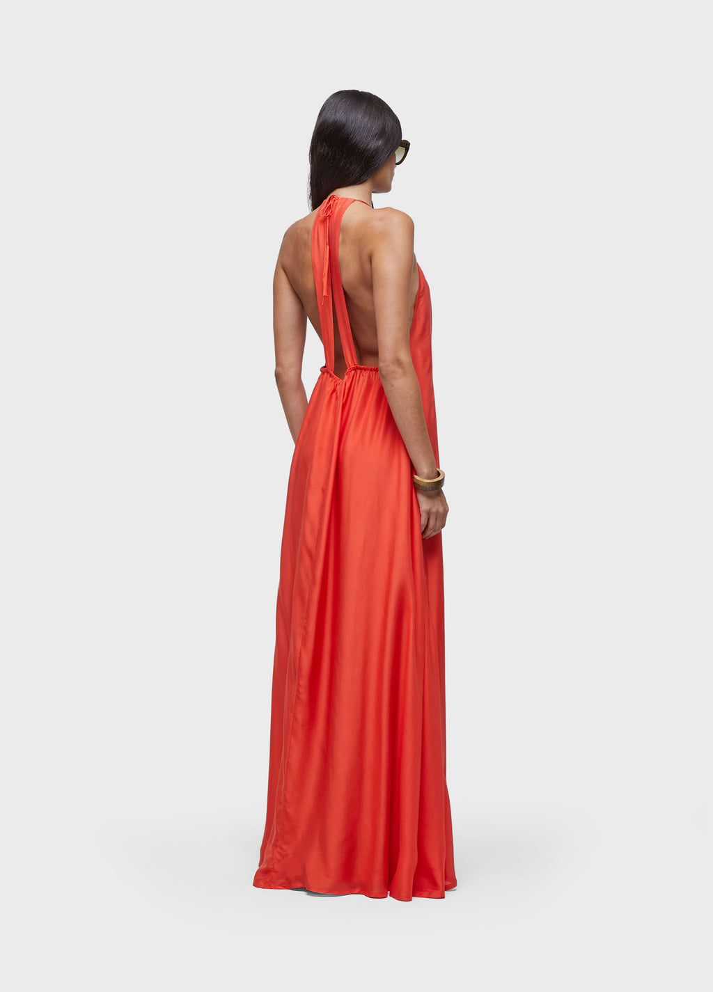 VESTIDO NADADOR AMPLO LONGO VERMELHO