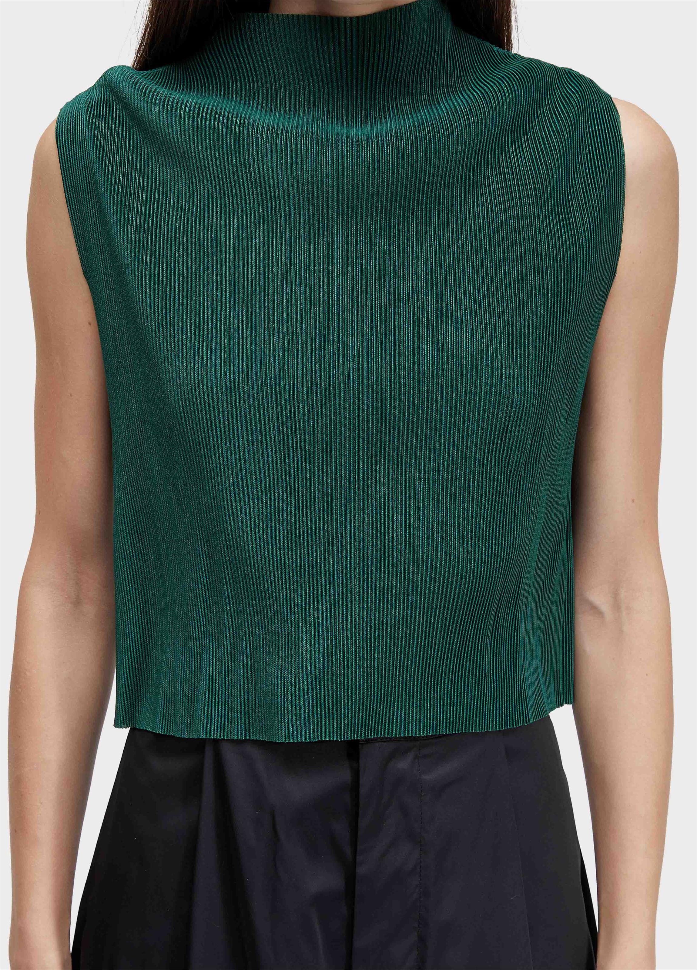 BLUSA SLEEVELESS PLISSÊ