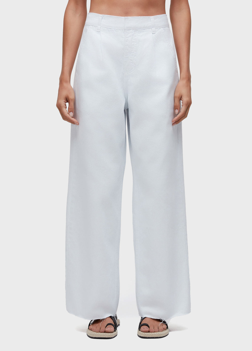 CALÇA PREGAS WHITE DENIM