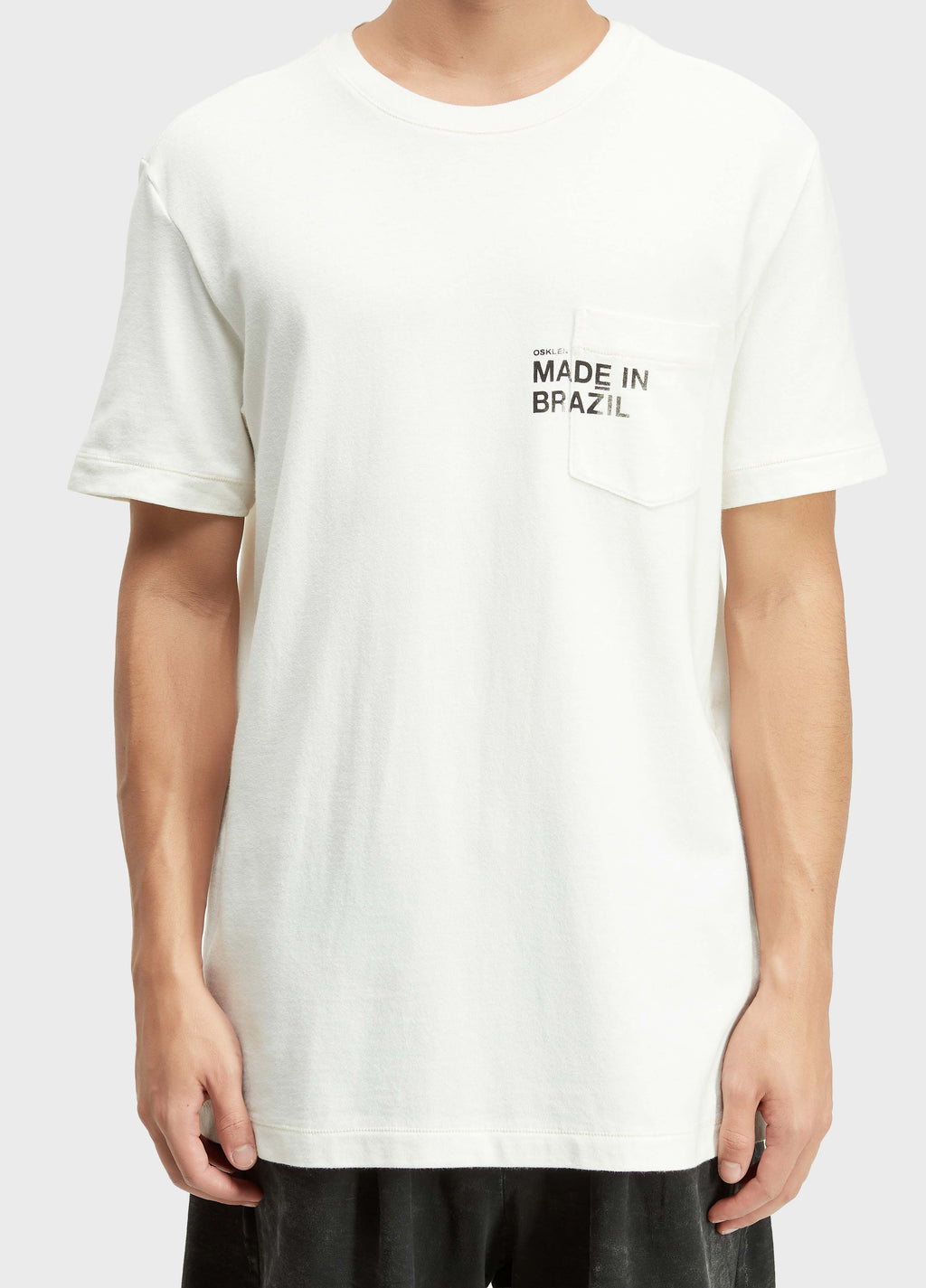 T-SHIRT POCKET MADE IN BRAZIL OFF-WHITE