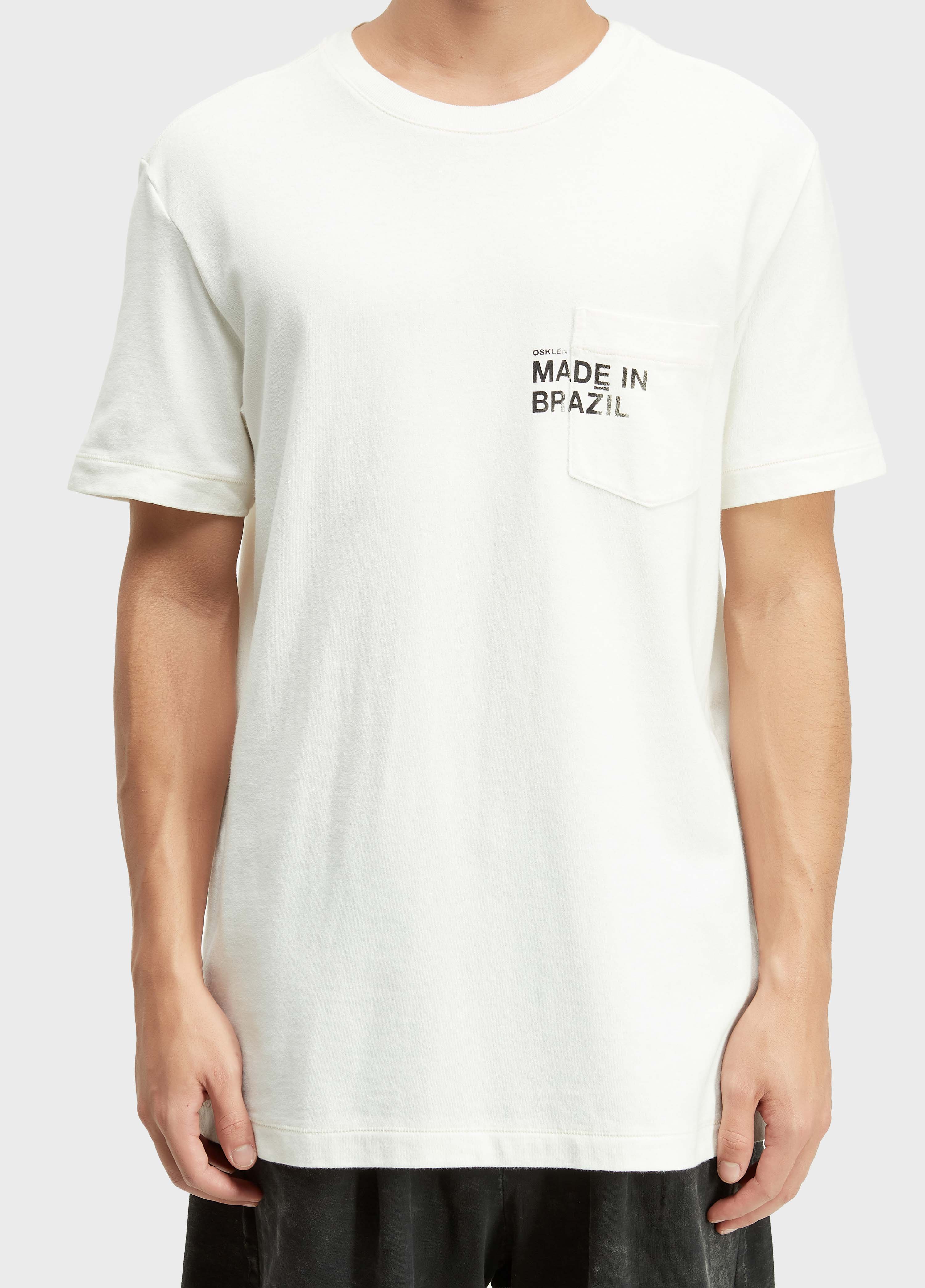 T-SHIRT POCKET MADE IN BRAZIL OFF-WHITE
