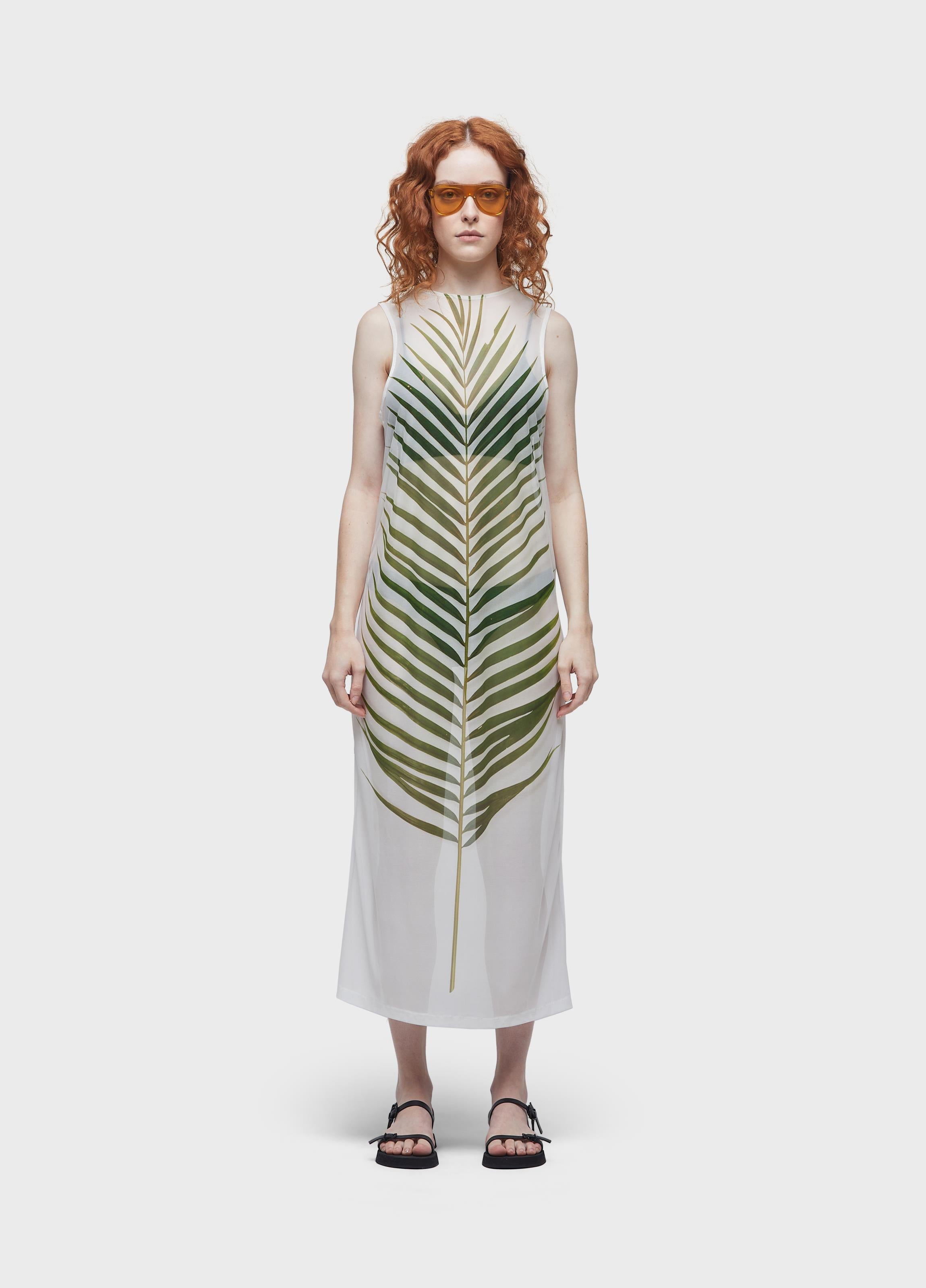 VESTIDO SLEEVELESS TULE PALMEIRA