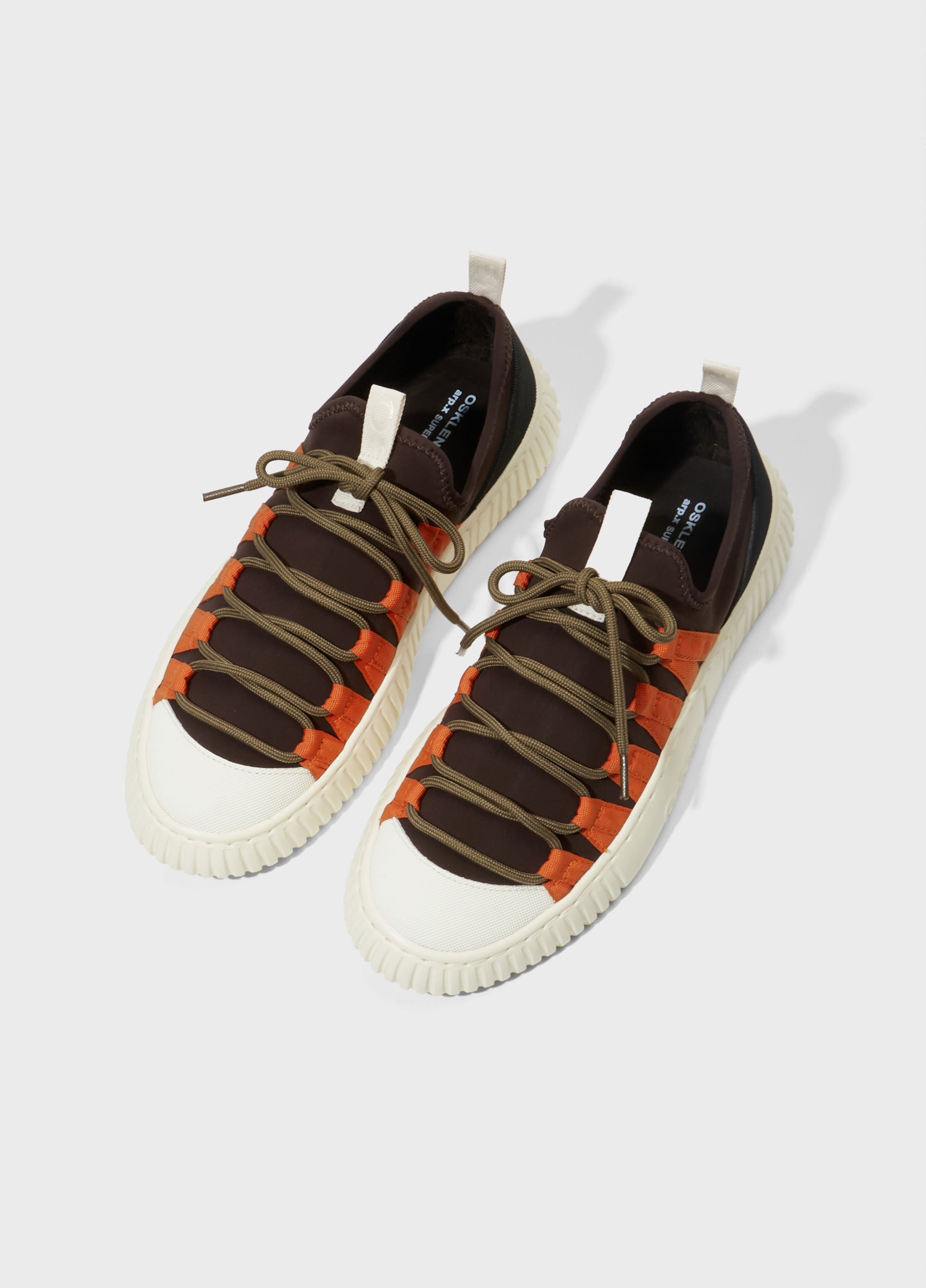 TENIS ARPX LOOP MARROM/LARANJA