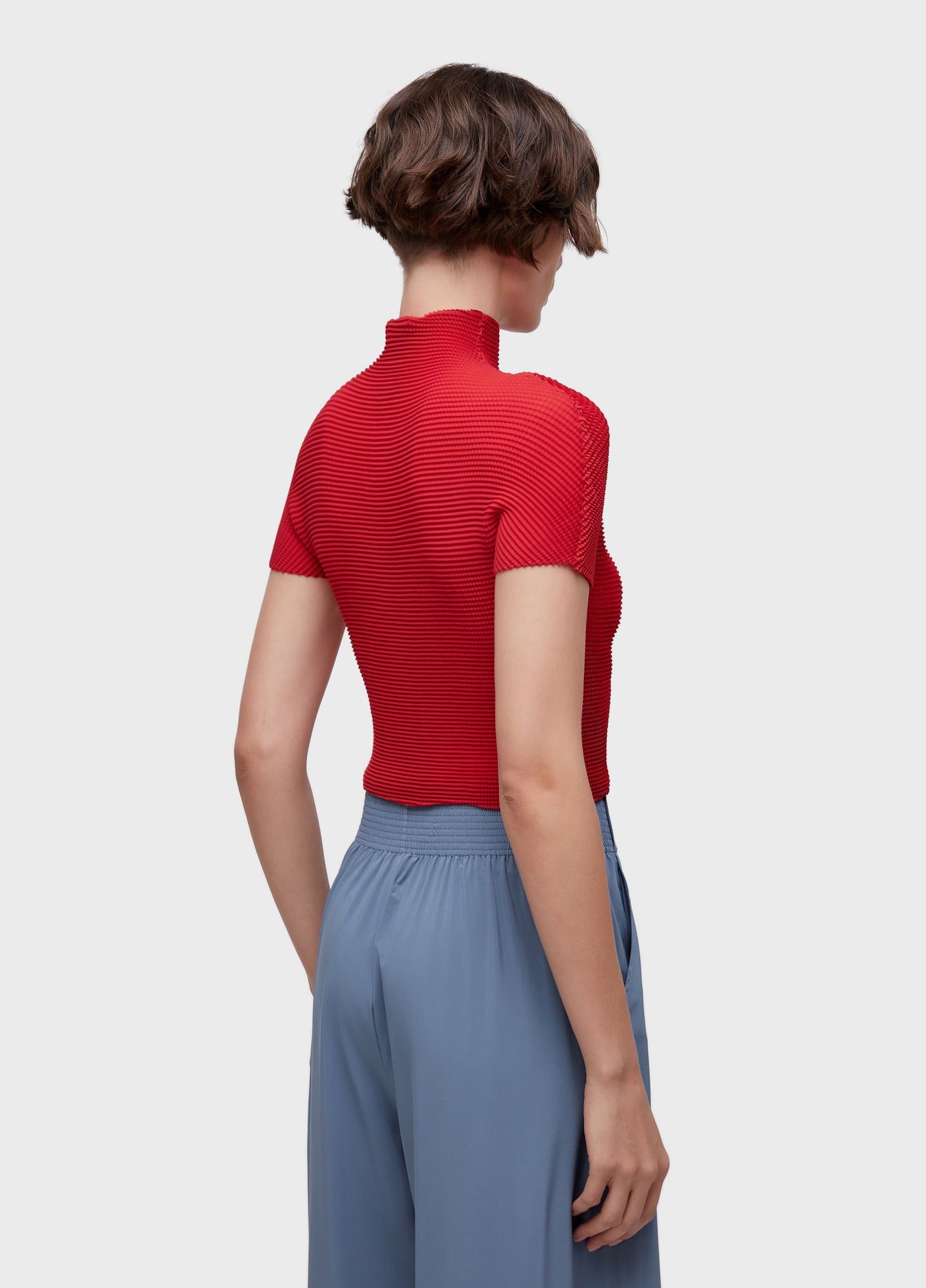 BLUSA MC PIXEL VERMELHO ACEROLA