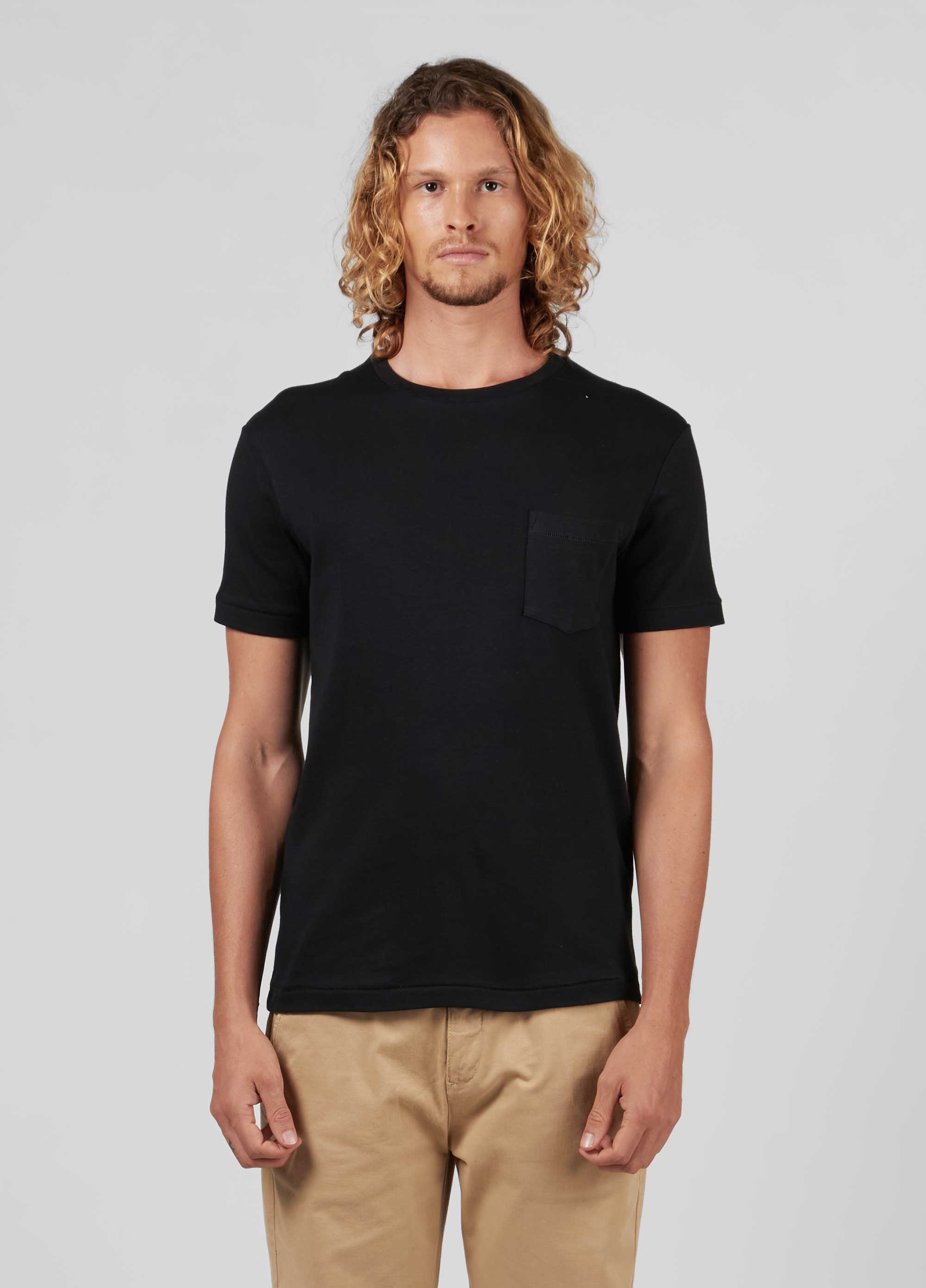T-SHIRT SUEDINE BLACK
