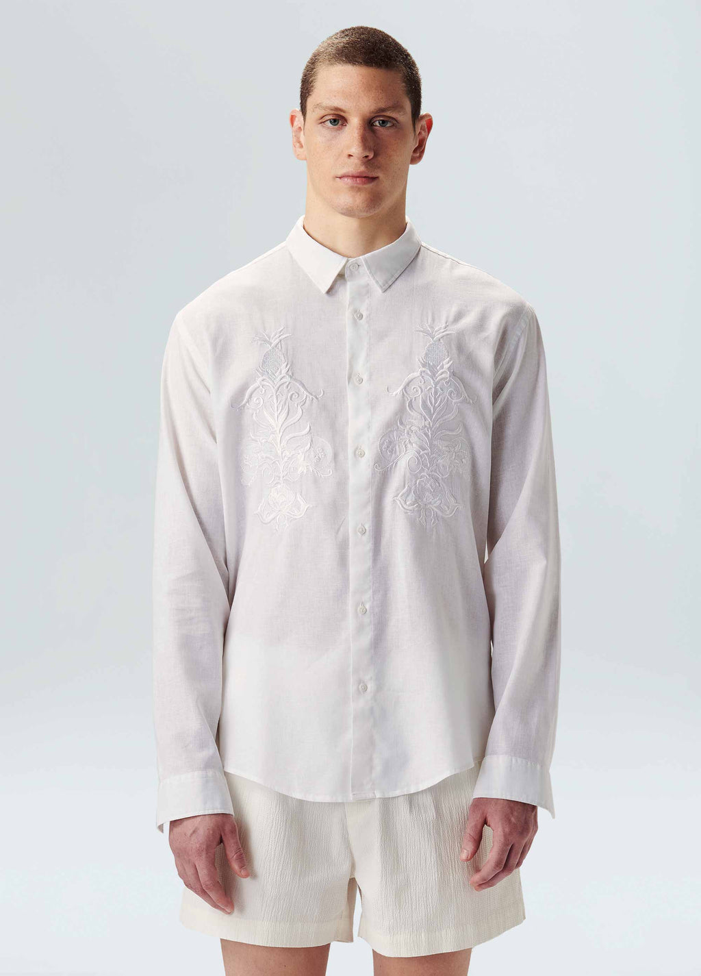 CAMISA ML BORDADO LOCAL