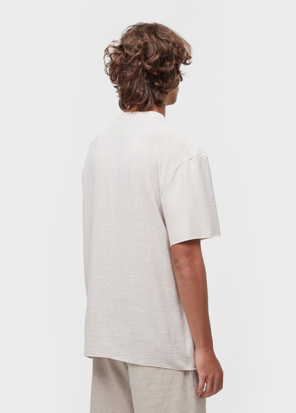 T-SHIRT OVER TEXTURE POCKET MC