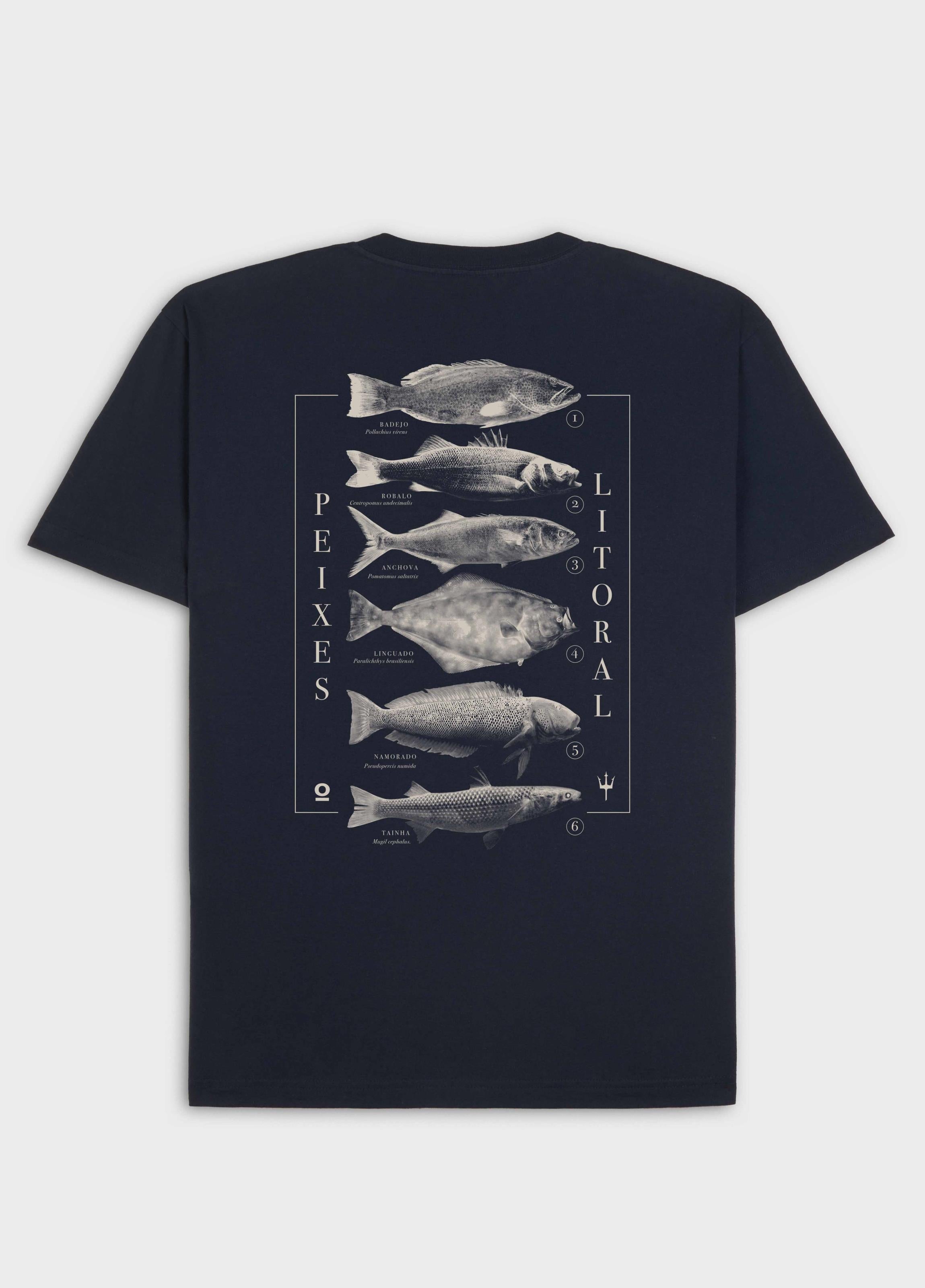 T-SHIRT VINTAGE PEIXES DO LITORAL MC