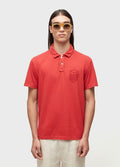CAMISA POLO STONE MC COLORS VERMELHO ACEROLA
