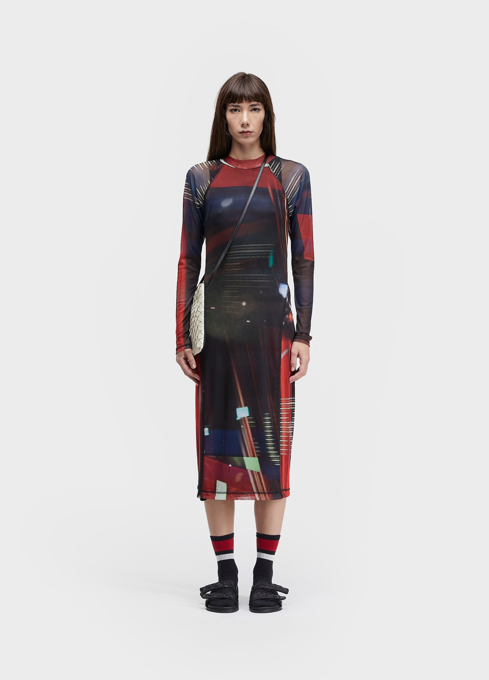 VESTIDO ML TULE SURFING THE CITY