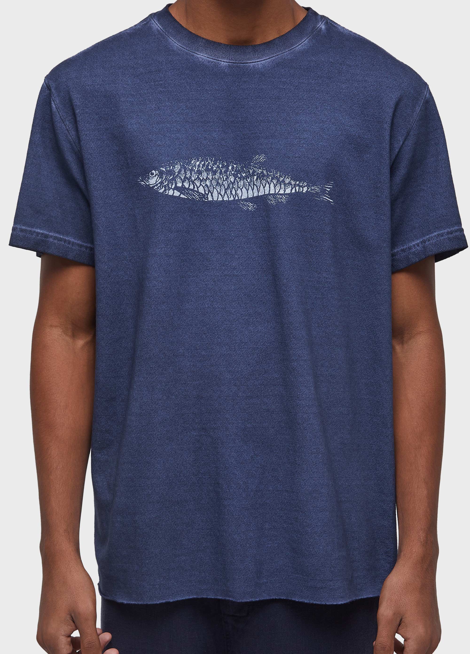 T-SHIRT DOUBLE WATERCOLOR FISH MC MARINHO