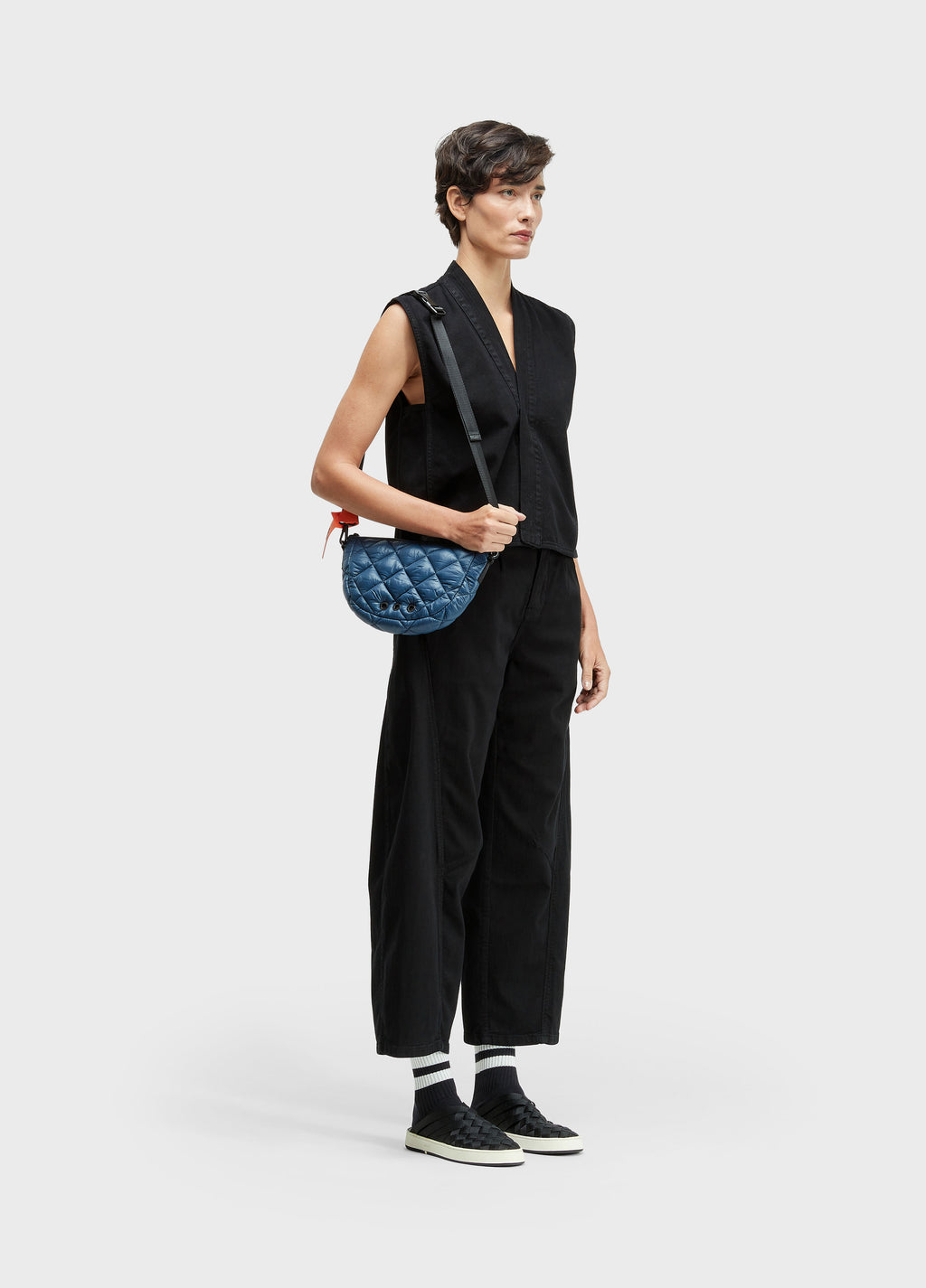 BOLSA MINI ANDIROBA NYLON MATELASSE