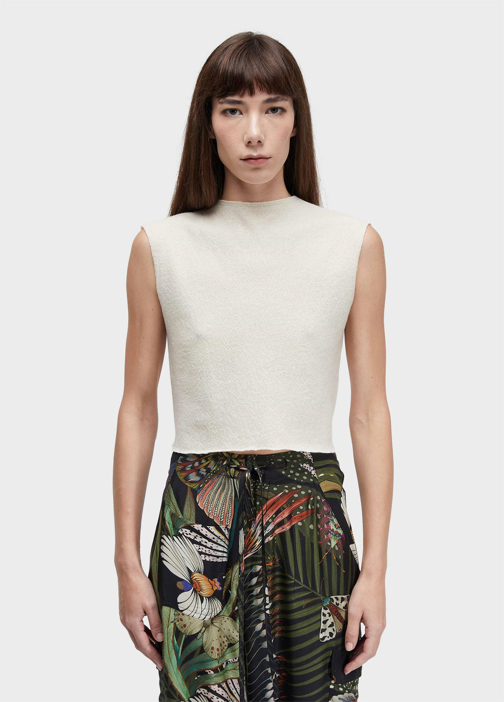 SLEEVELESS WOOL