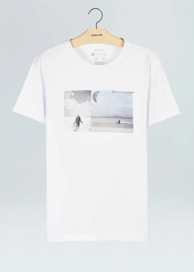 T-SHIRT STONE 2 KITES BRANCO