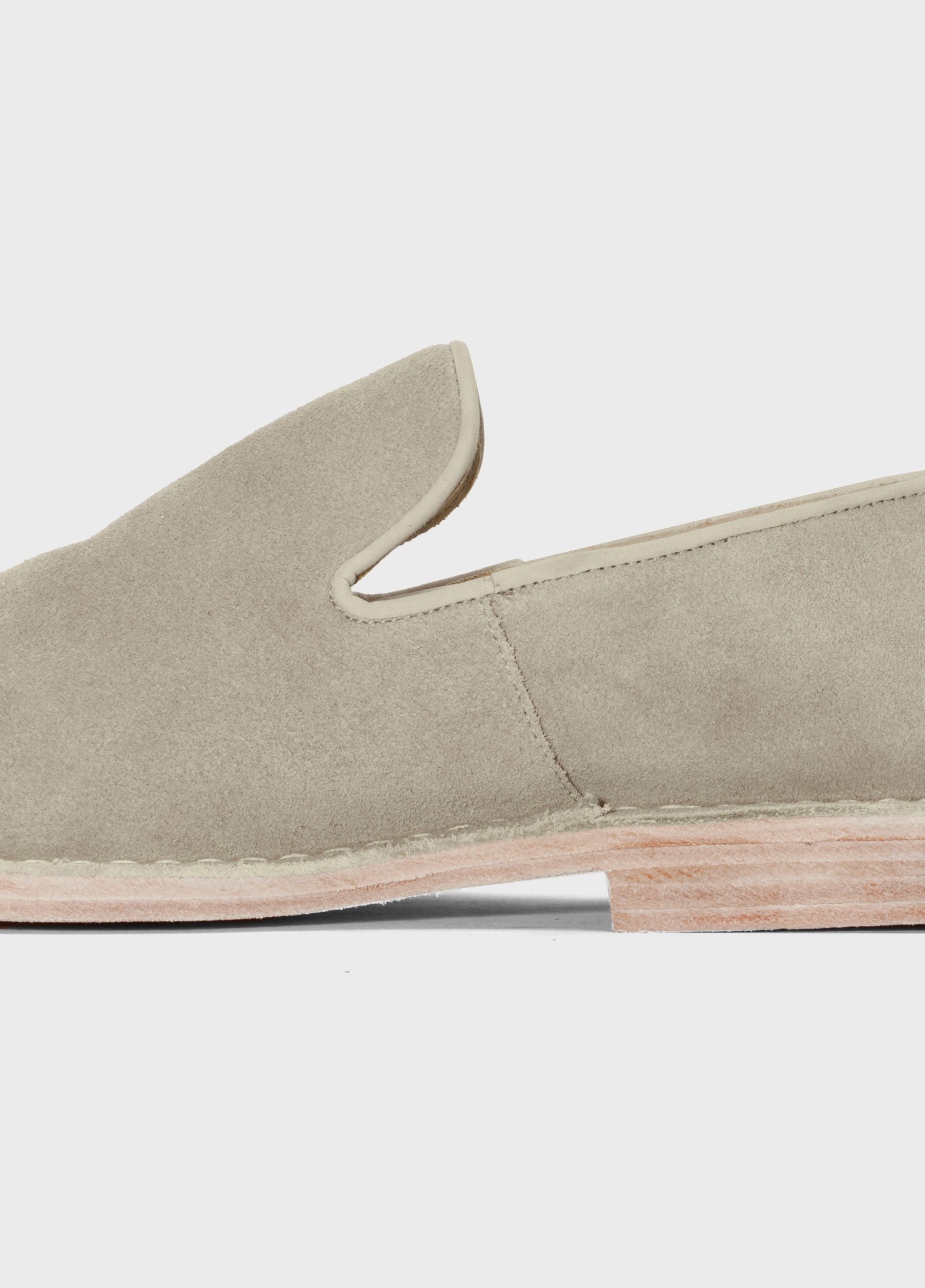 SAPATO MOC CAMURÇA M CINZA/NATURAL