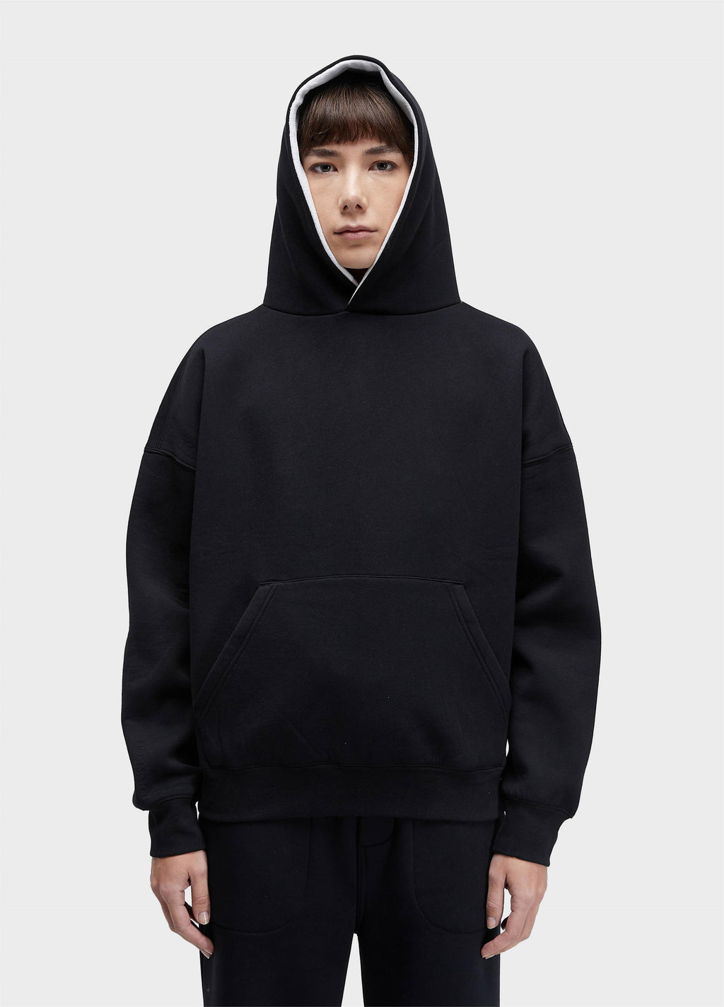 CASACO DOUBLE CAPUZ MOLETOM FLEECE