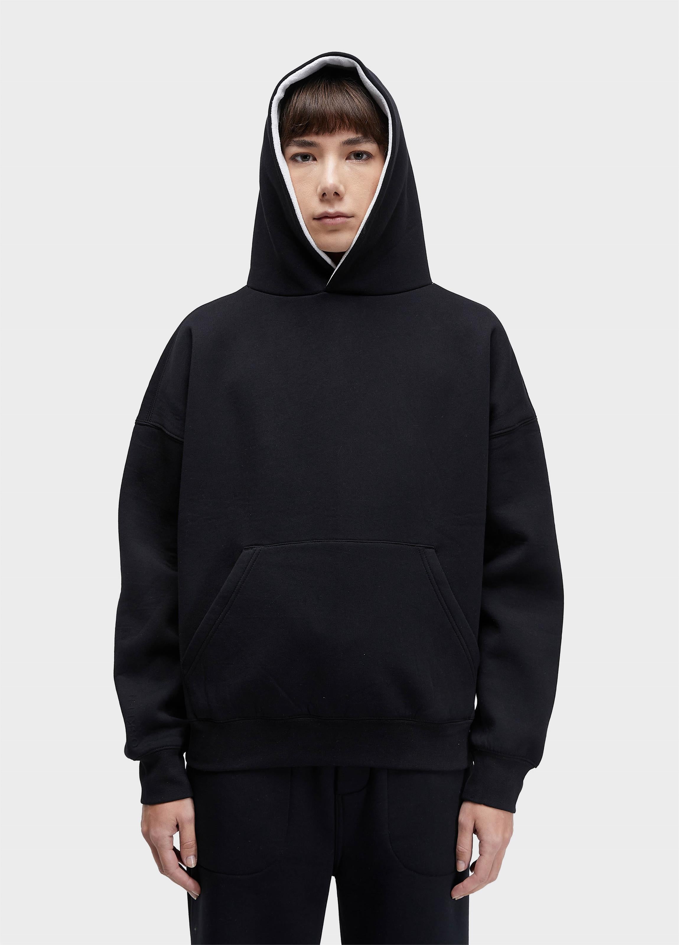 CASACO DOUBLE CAPUZ MOLETOM FLEECE