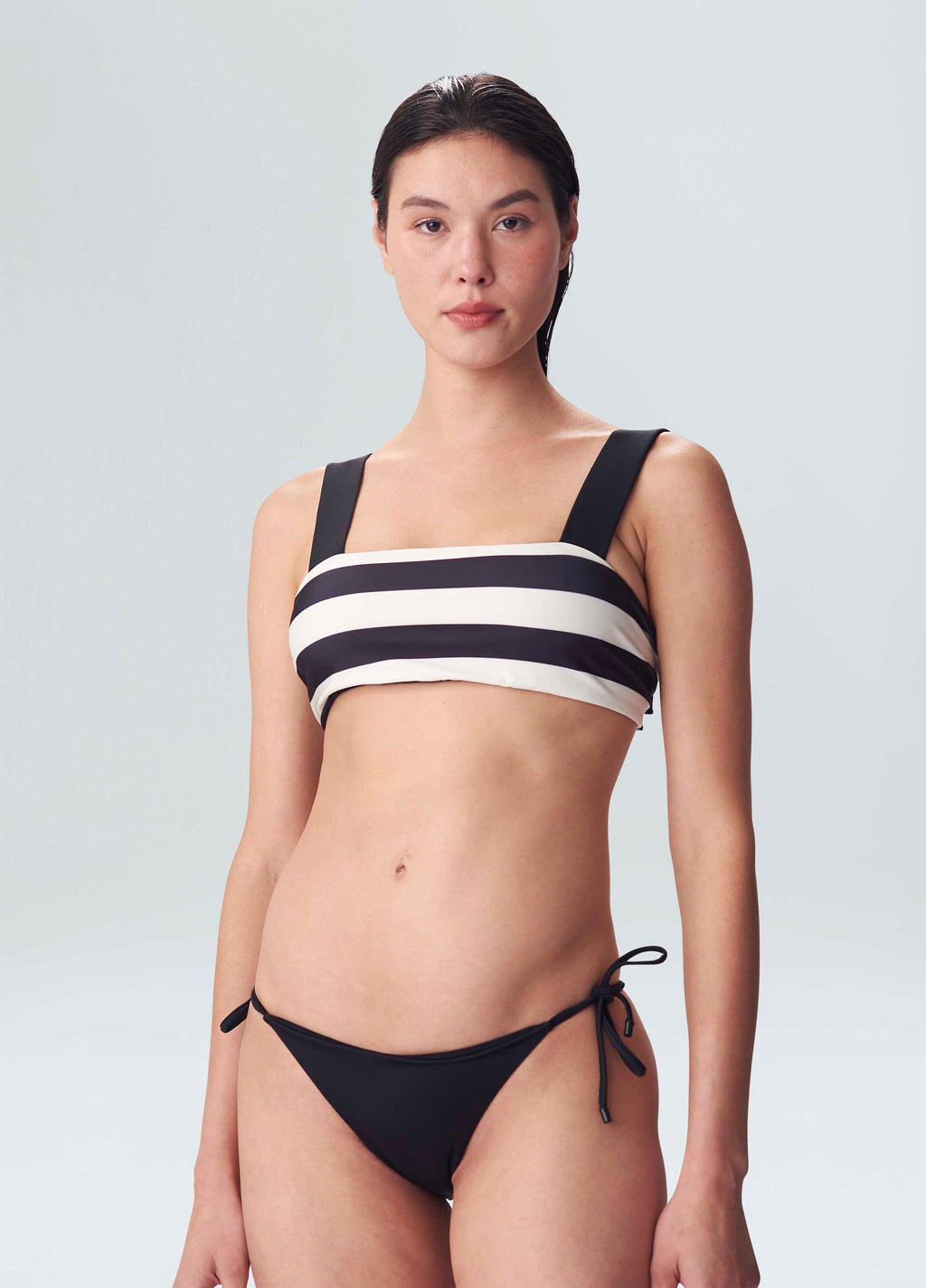 BIQUÍNI DECOTE RETO TAGETE STRIPES