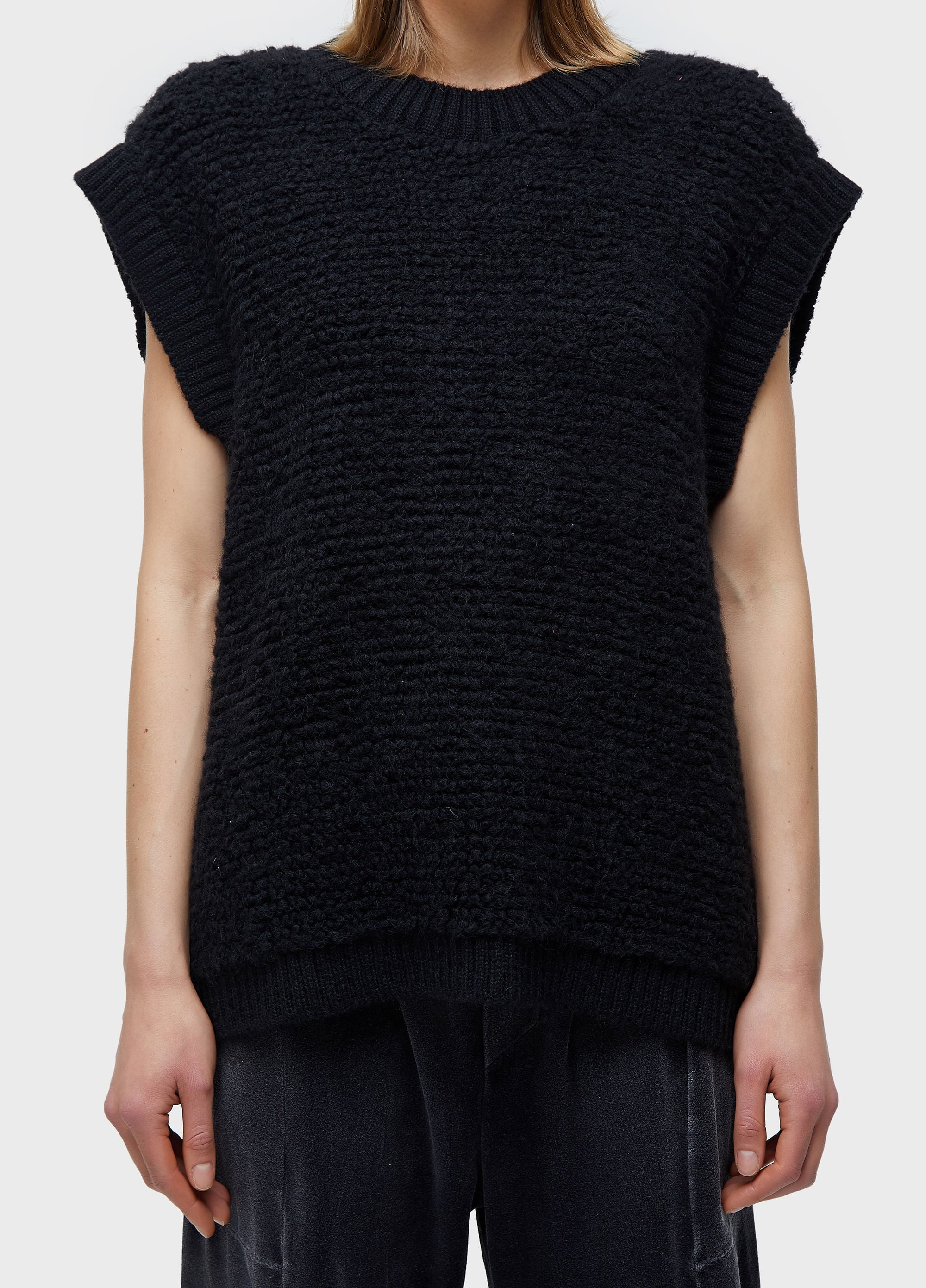 COLETE FURRY TRICOT PRETO
