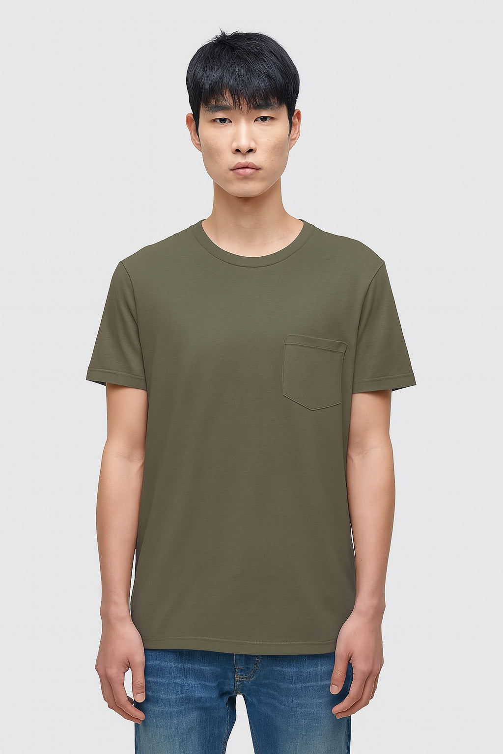 T-SHIRT RUSTIC POCKET E-BASICS MC II